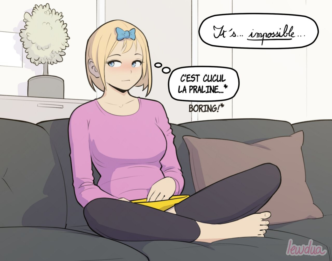 Nessie Alone in the Apartment