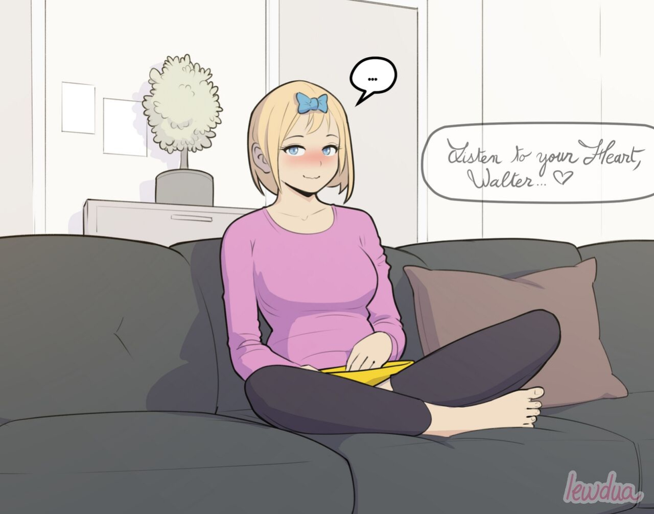Nessie Alone in the Apartment