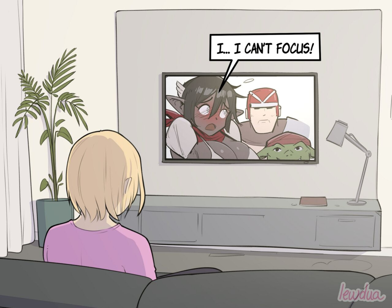 Nessie Alone in the Apartment