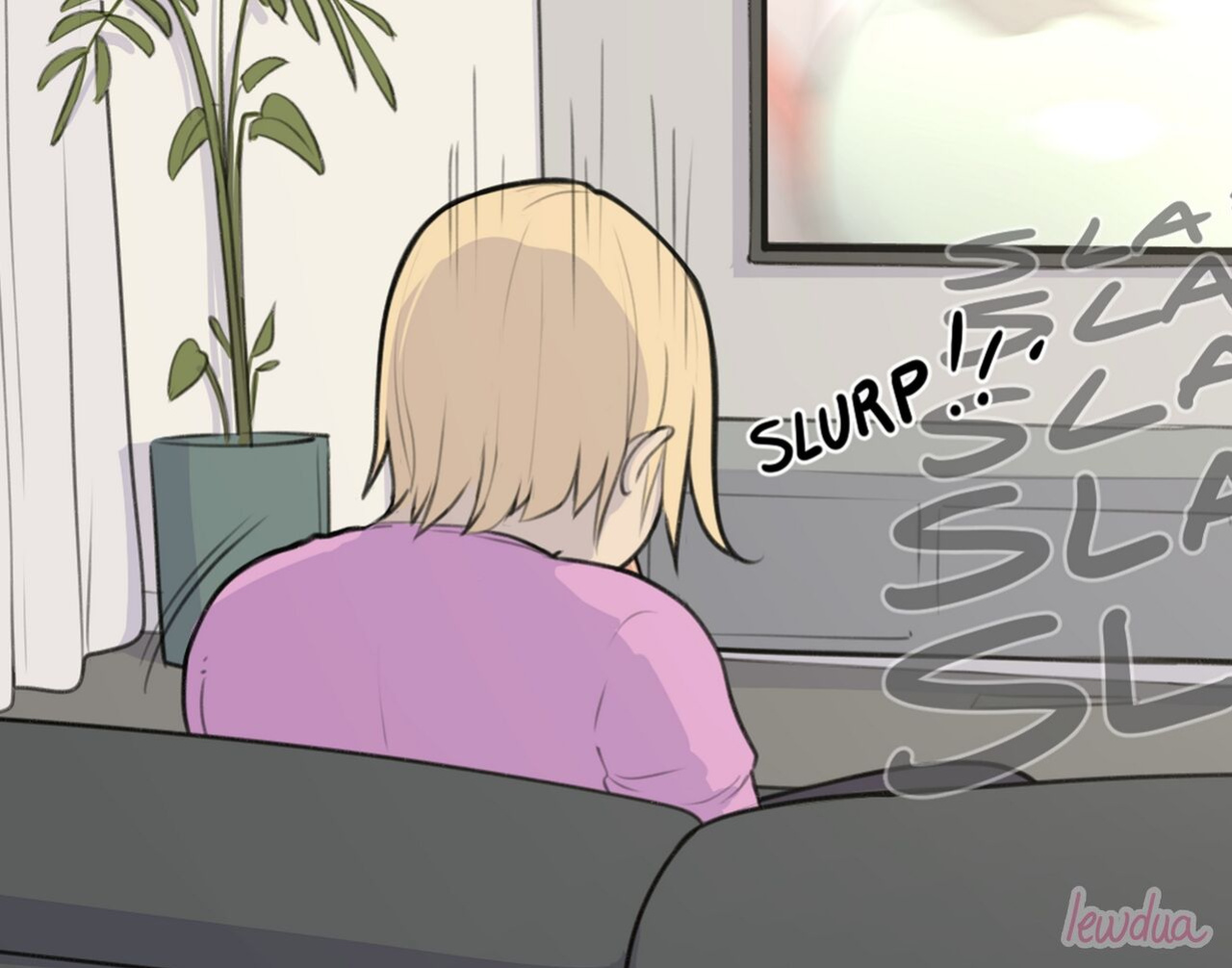 Nessie Alone in the Apartment