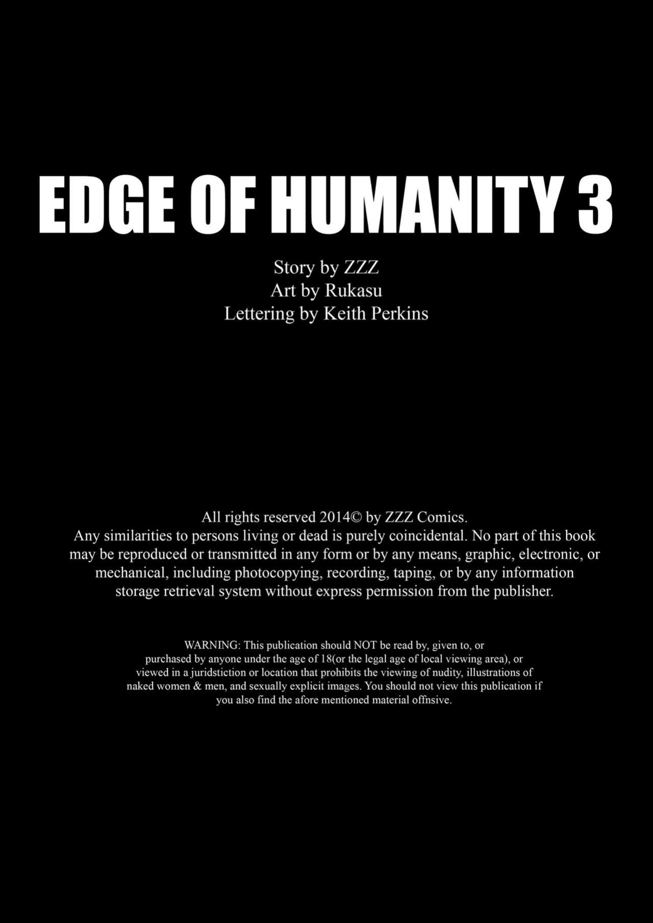 ZZZ Comics - Edge of Humanity