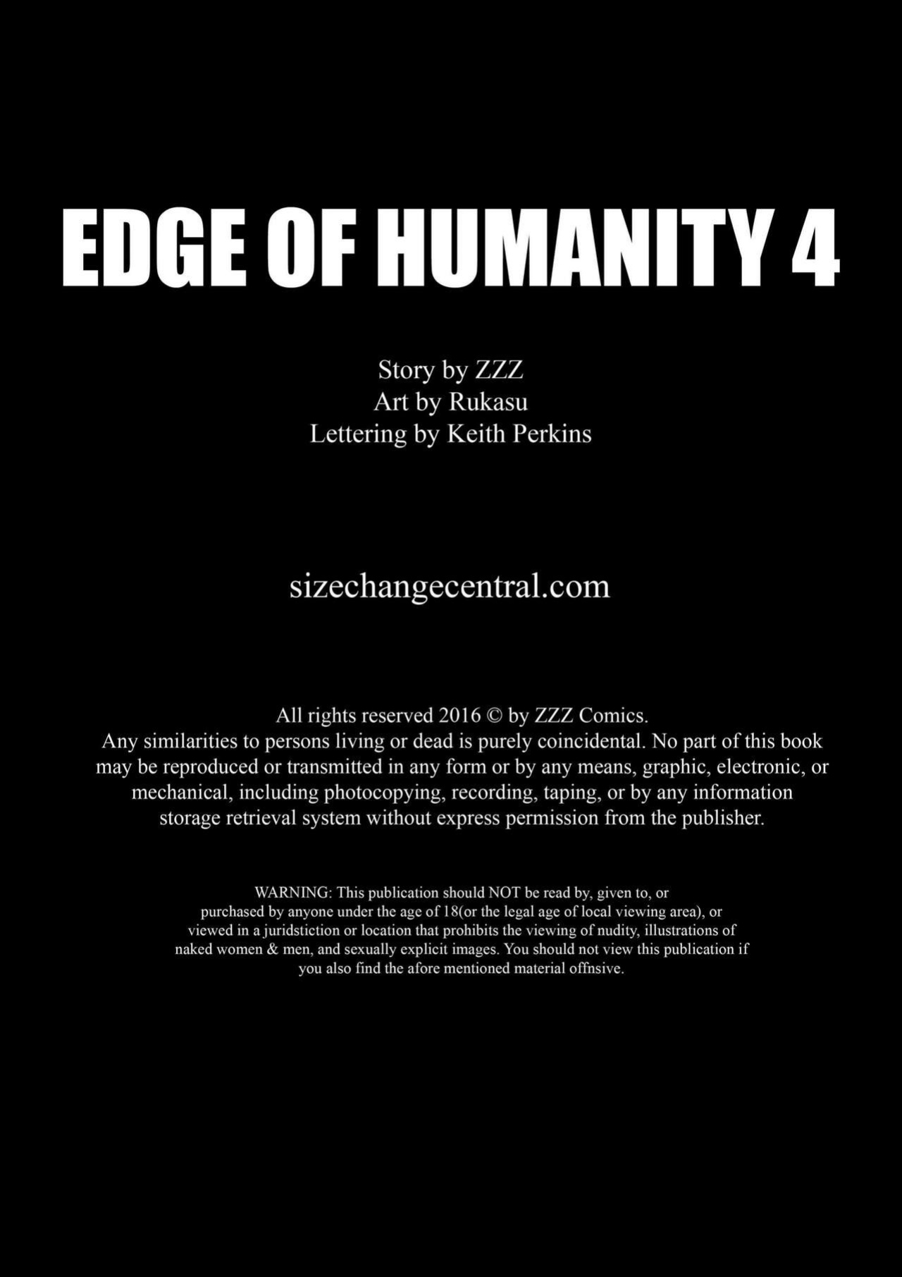 ZZZ Comics - Edge of Humanity