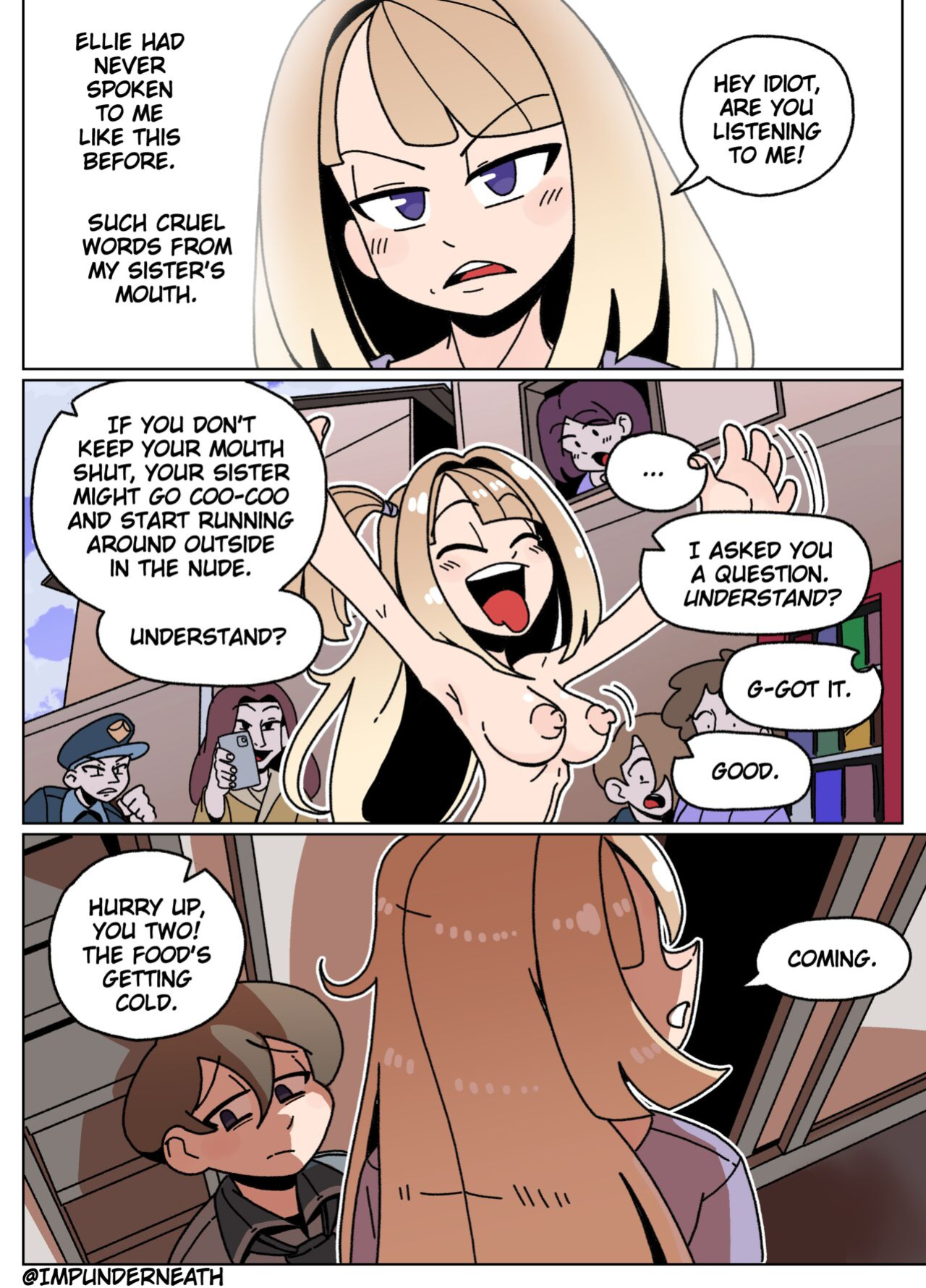[Imp Underneath] Bully Skinsuits Victim's Sister