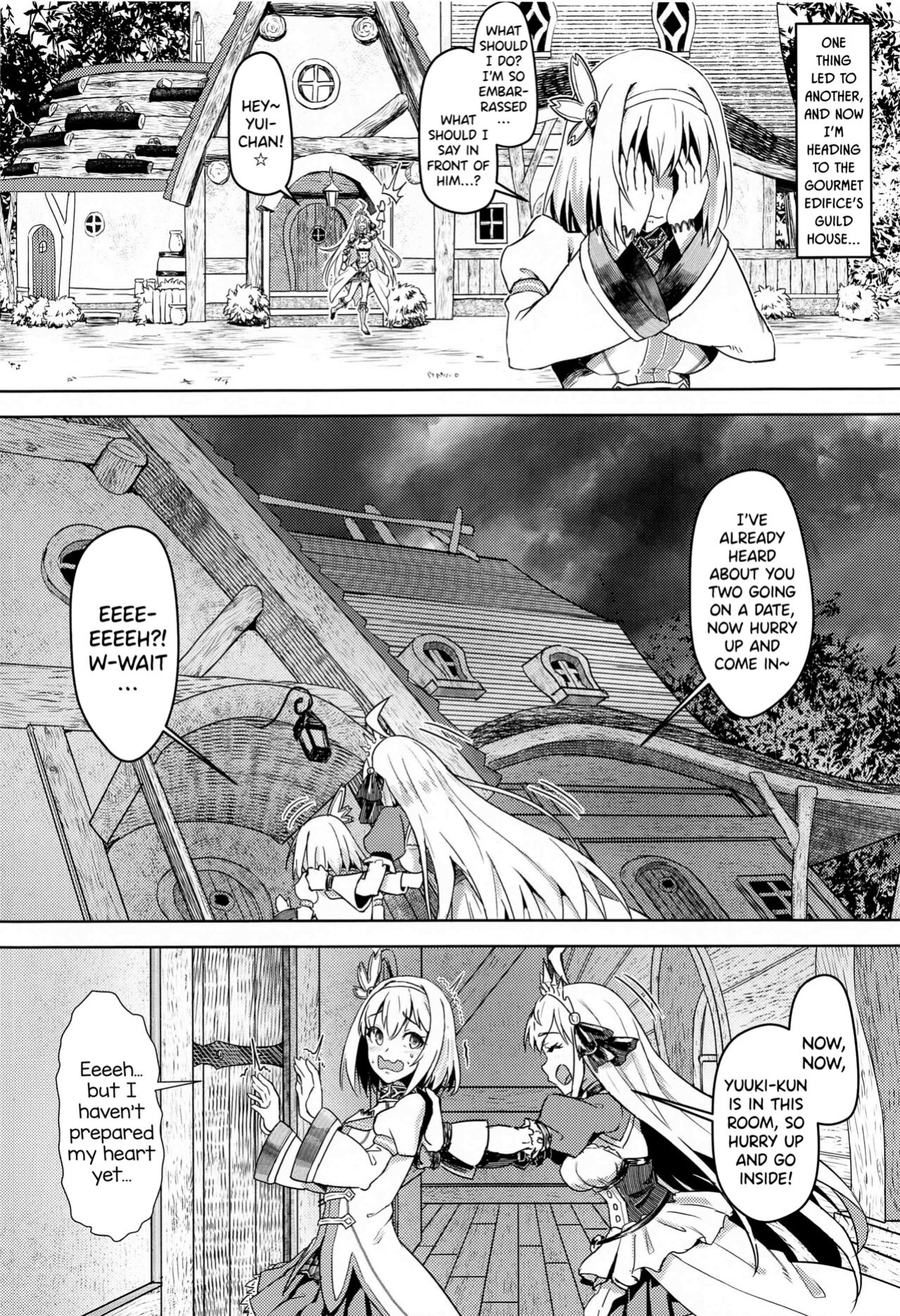 [Hachinosu ] Yui-chan to Kishi-kun ♡ Futarikiri no Hitotoki | Yui-chan and Kishi-kun's Private Moment ♡ (Princess Connect! Re:Dive) [DKKMD Translations]
