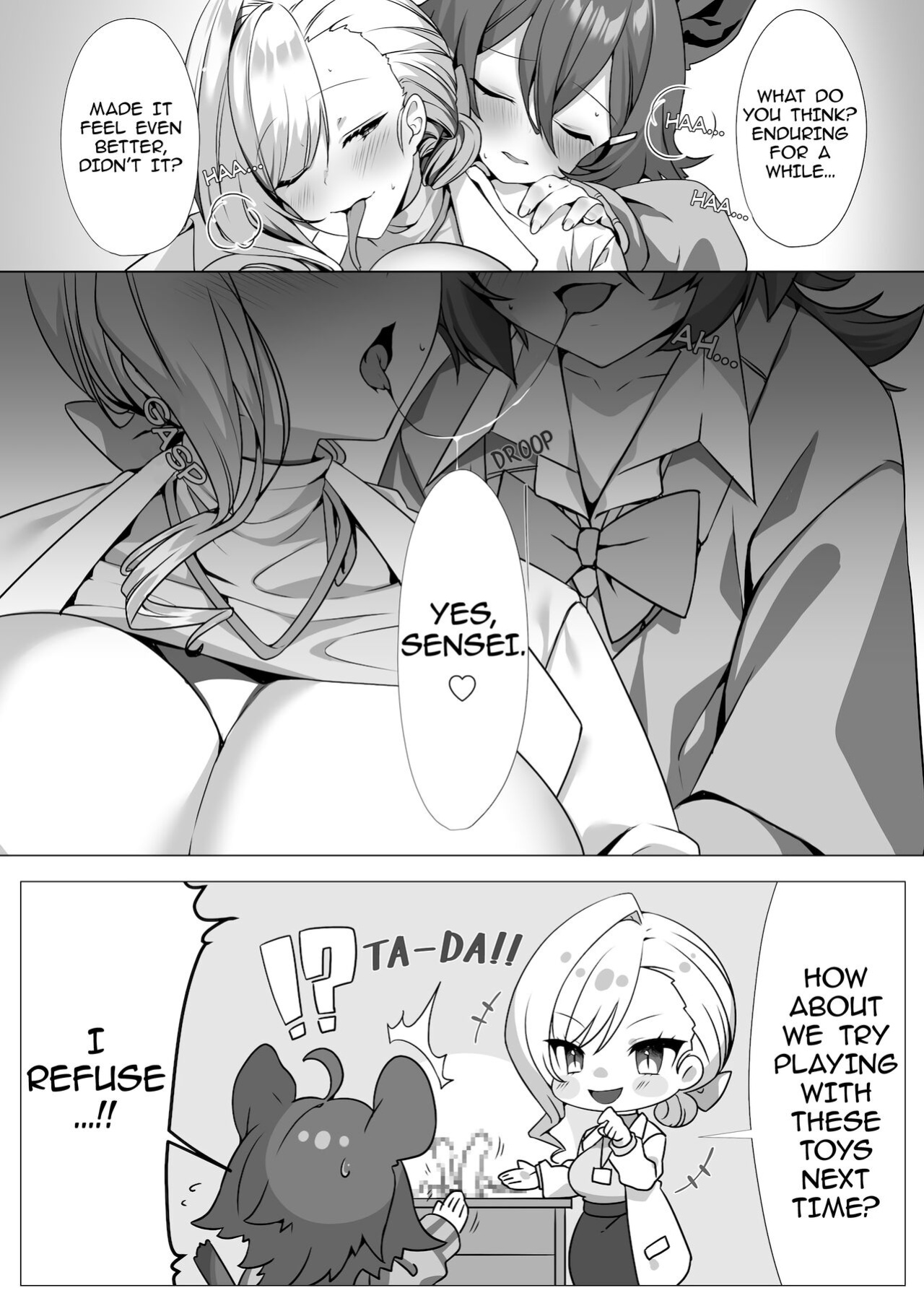[Lapin gris ] Hyena Futa Musume Hokenshitsu no Midara na Seikatsu Jijou - Hyena Futanari Girl The Lewd Sex Life Situation in the Infirmary [Tabunne Scans]