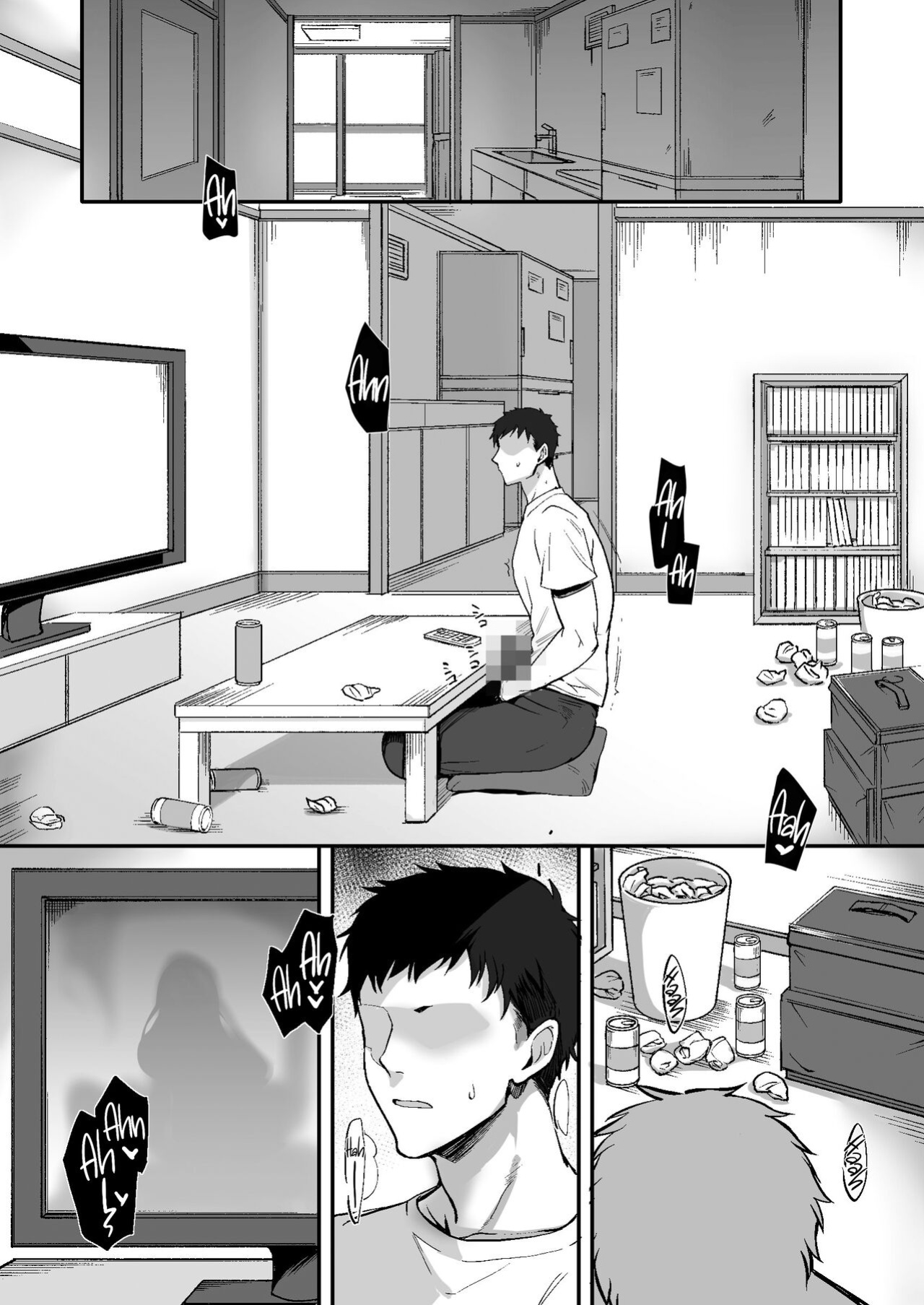 [Aomizuan (Kirimoto Yuuji)] Erosugiru Doukyonin ~ Dosukebe Shimai to 1K Doukyo Seikatsu ~ | My Roommates Are Way Too Lewd ~Living in a One-Room Apartment With Two Perverted Sisters~ {RedLantern}