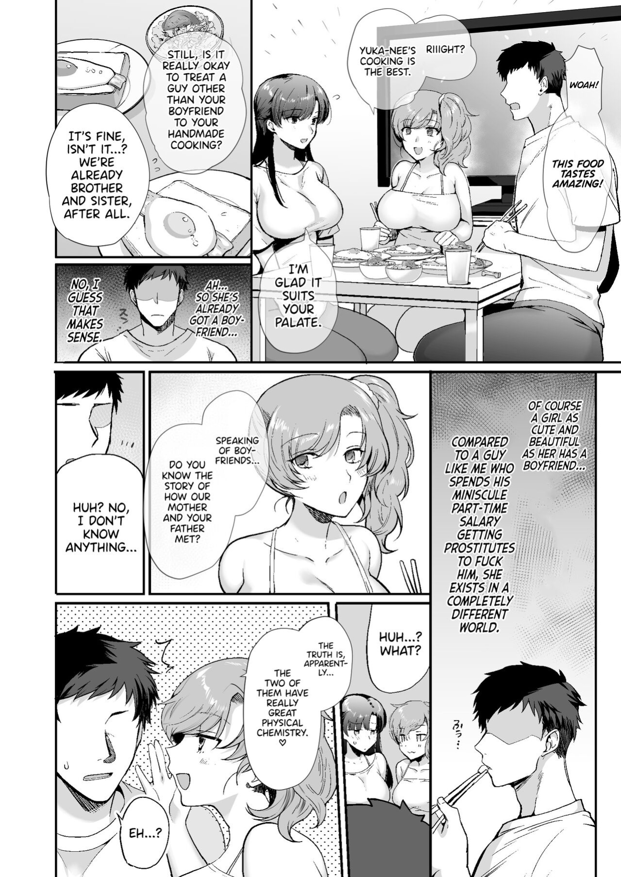 [Aomizuan (Kirimoto Yuuji)] Erosugiru Doukyonin ~ Dosukebe Shimai to 1K Doukyo Seikatsu ~ | My Roommates Are Way Too Lewd ~Living in a One-Room Apartment With Two Perverted Sisters~ {RedLantern}
