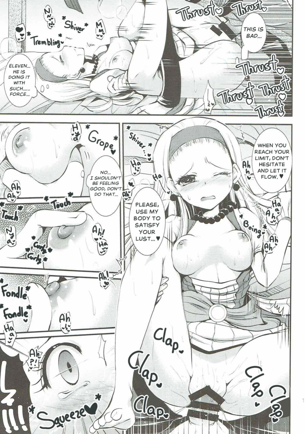 [Eccentric Girl (Asagiri Rira)] Hazukashi Yuusha no Momoiro Junan | A Fabled and Embarrased Hero, Overtaken by Her Pink Lust. (Dragon Quest XI) [The Crimson Star TL].