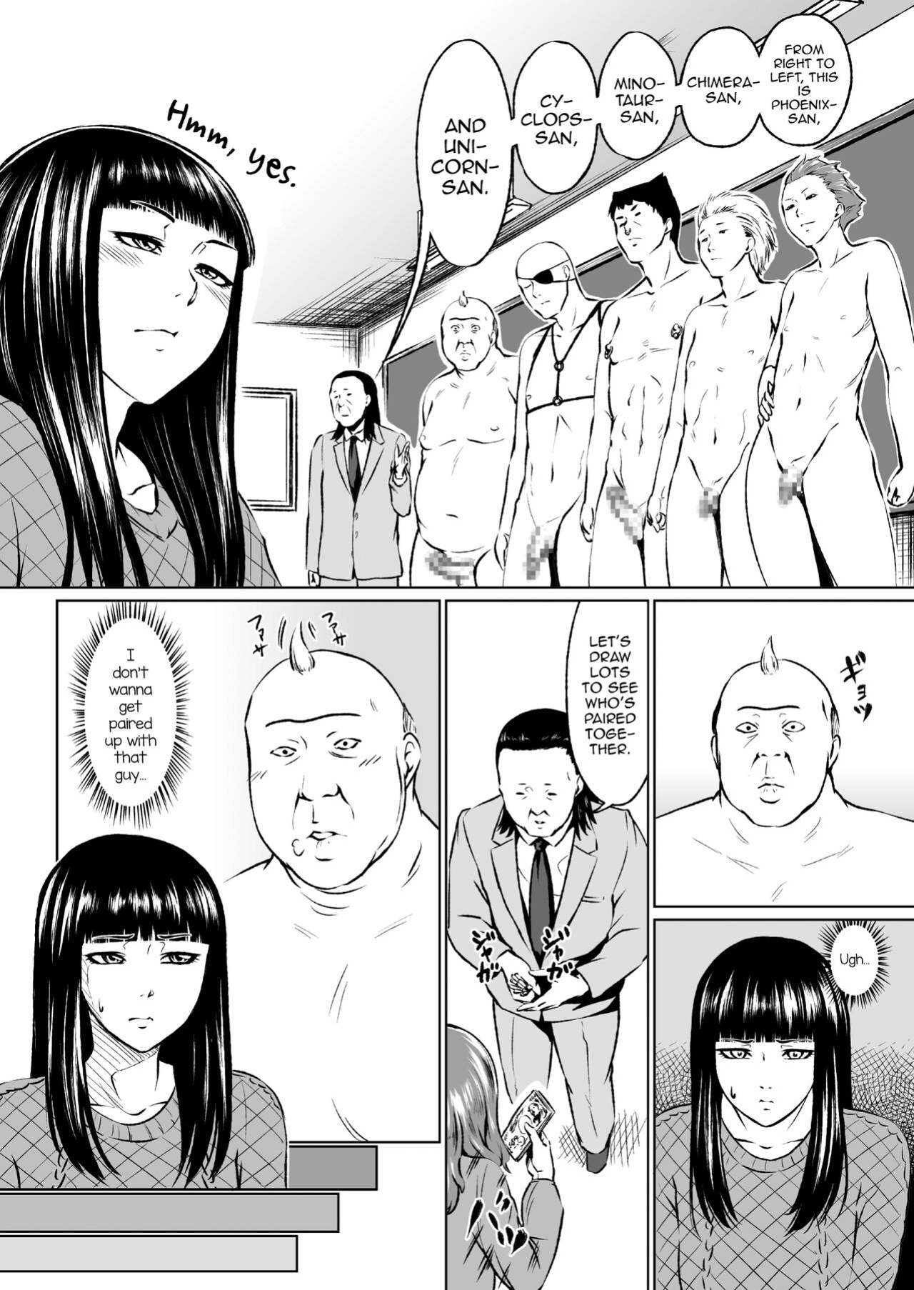 [Zenra QQ] Ero-kei Senmon Gakkou Otokoka-teki nano no 1-wa | Sexual Subjects-Only School; Trap Class: Chapter 1