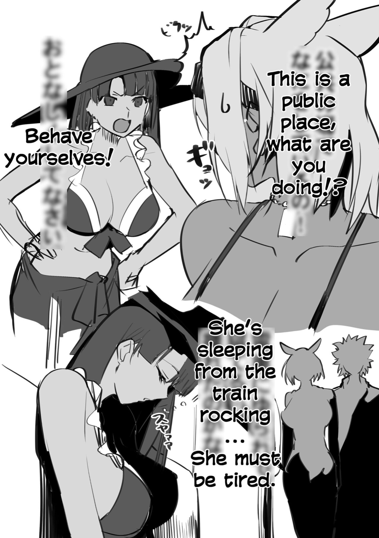 [Armadillo (Renji)] Kinpatsu Bunny to H na Game Shimasu 1 and 2 (Fate/Grand Order) [Behind the Ramen Shop TLs] [Incomplete]