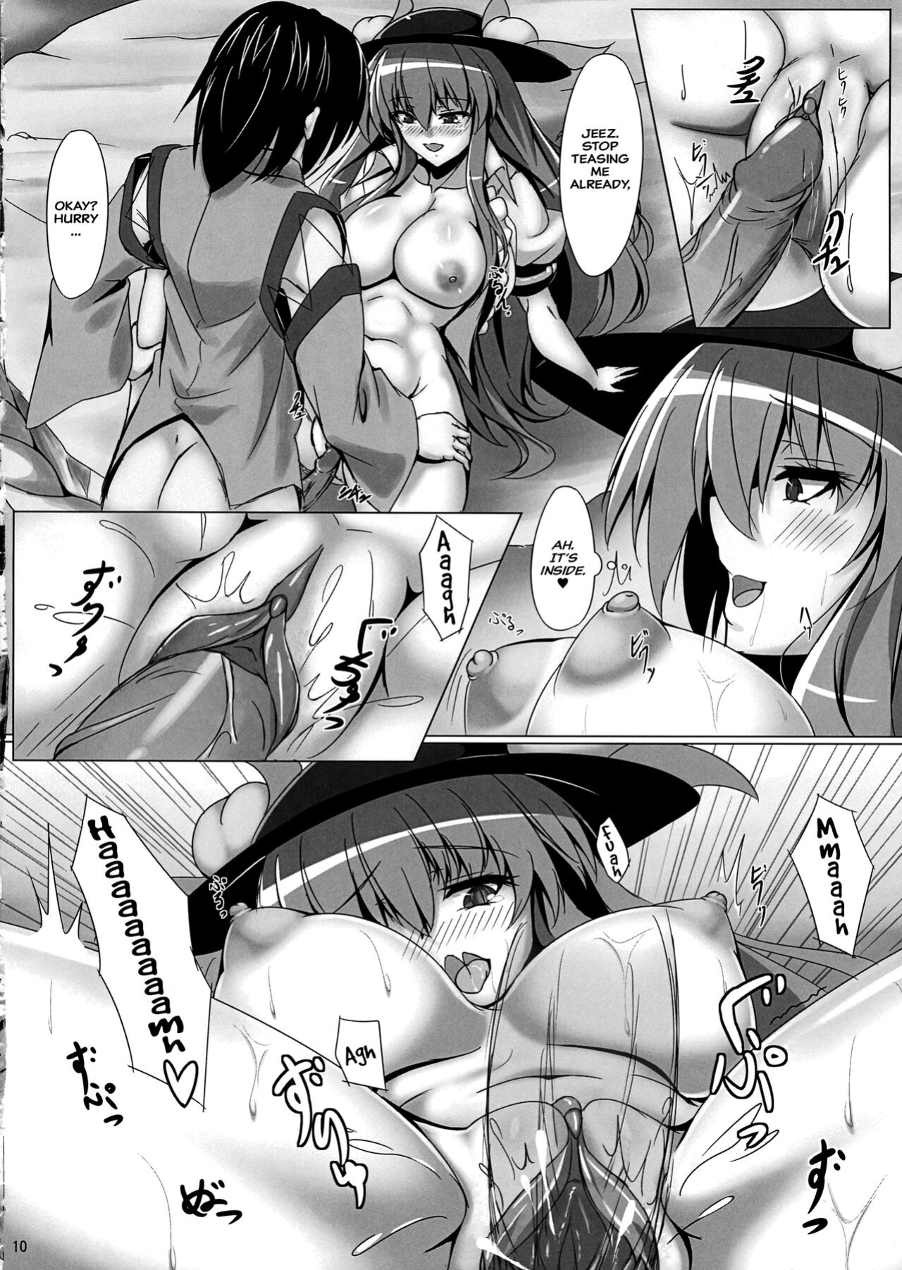 (Shuuki Reitaisai 4) [Ryuu no Yadorigitei (Zephid)] Tenshi no Otanoshimi (Touhou Project) {Hennojin} [Decensored]