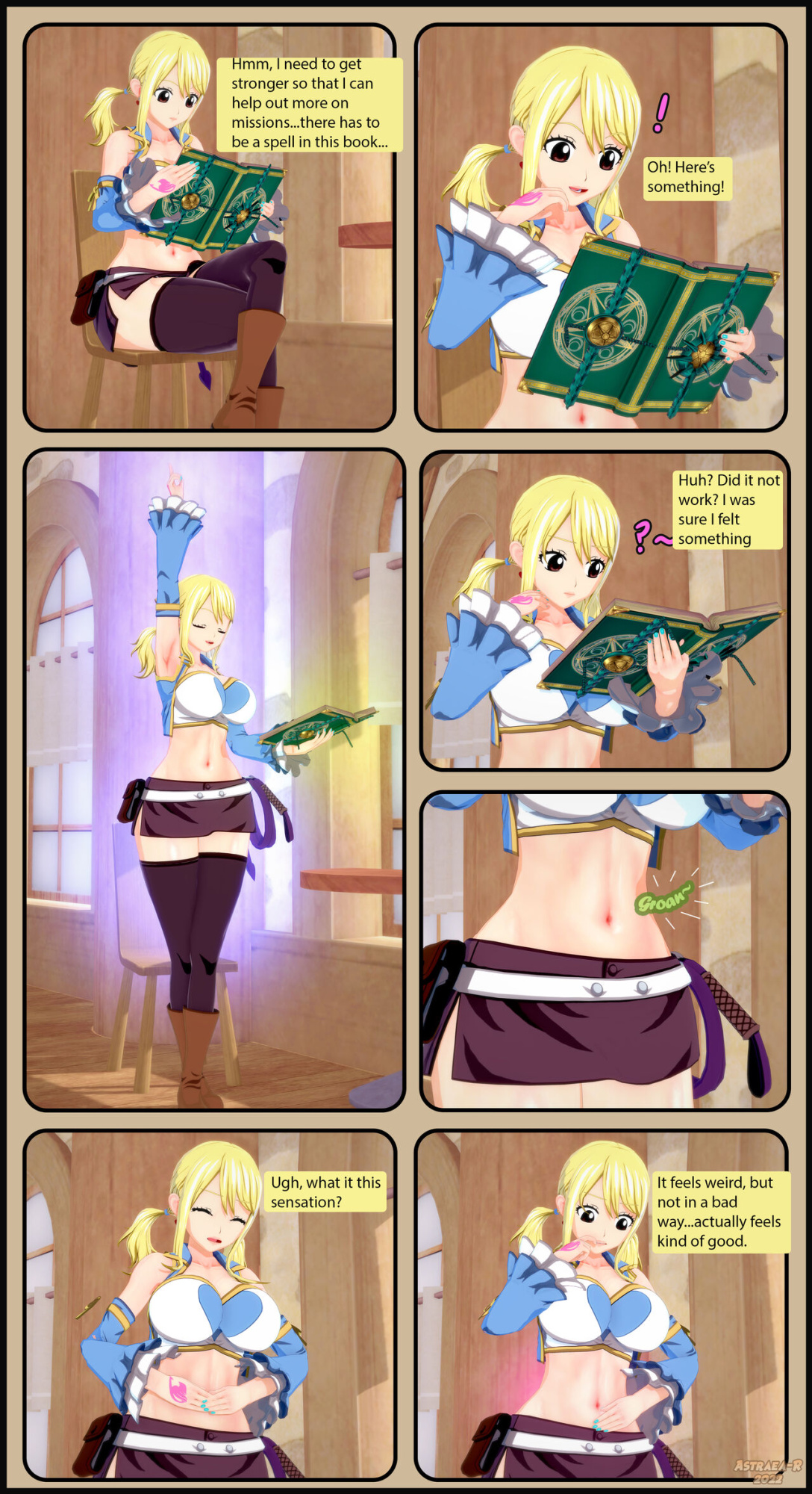 [Astraea-R] Lucy's Vore n' Growth Spell
