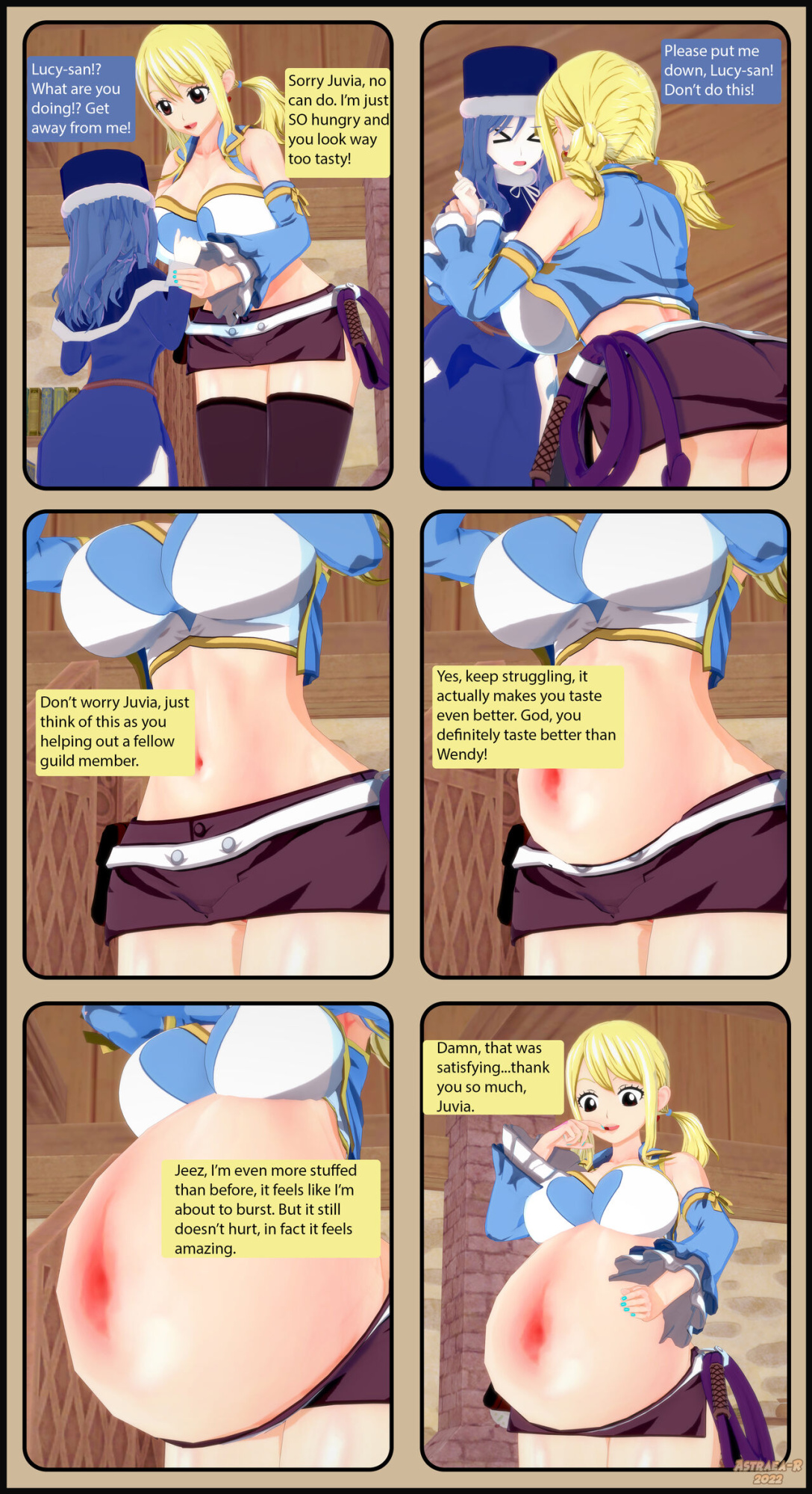 [Astraea-R] Lucy's Vore n' Growth Spell