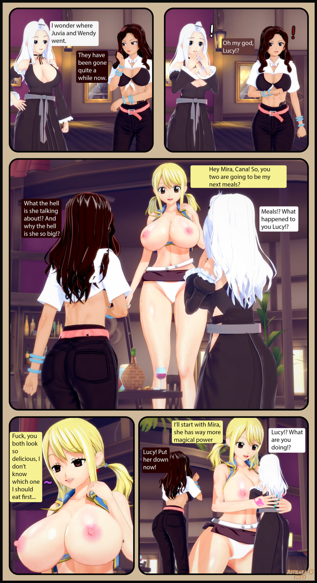 [Astraea-R] Lucy's Vore n' Growth Spell