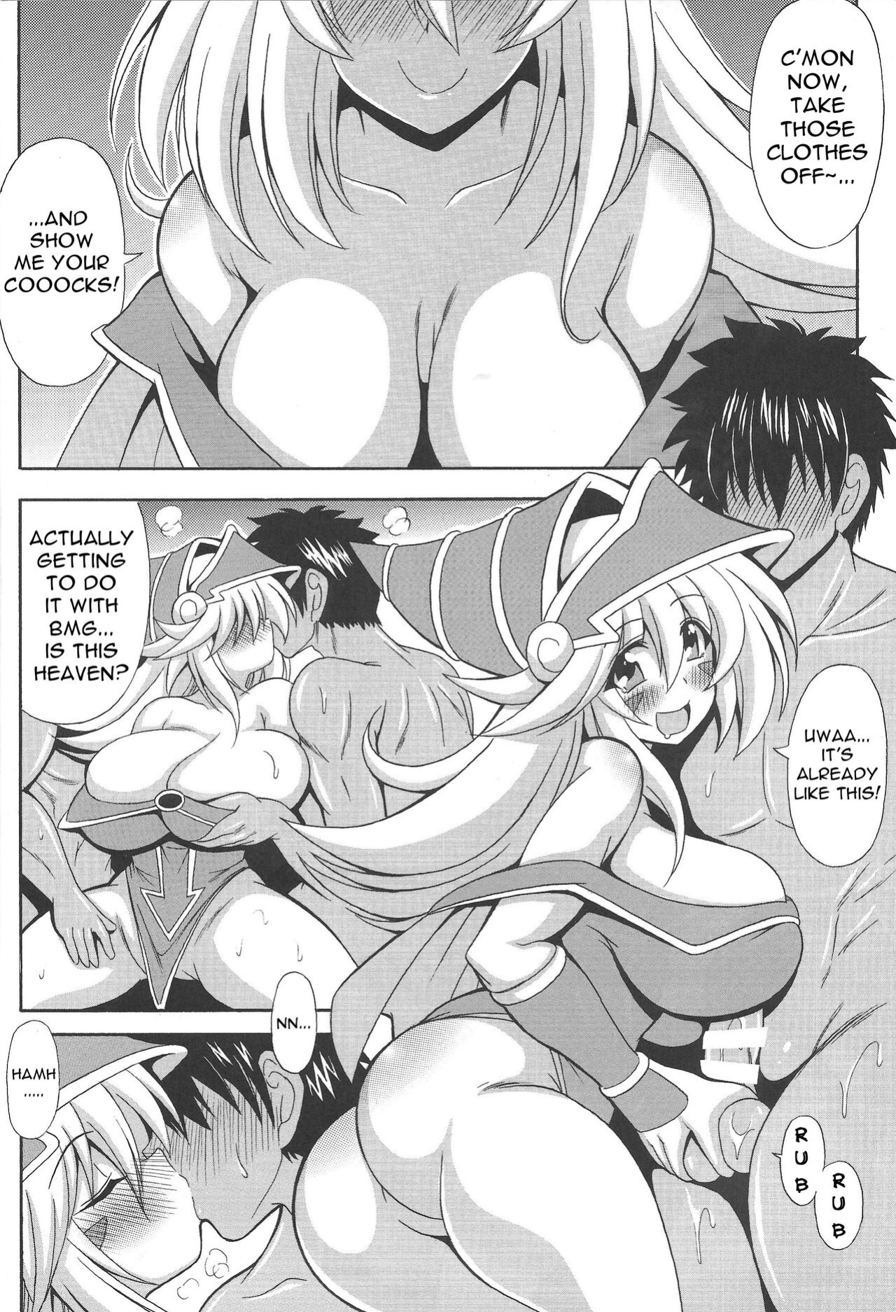 (C97) [Leaz Koubou (Oujano Kaze)] BMG to Pakopako Shiyou | Having Sex With Dark Magician Girl (Yu-Gi-Oh!)