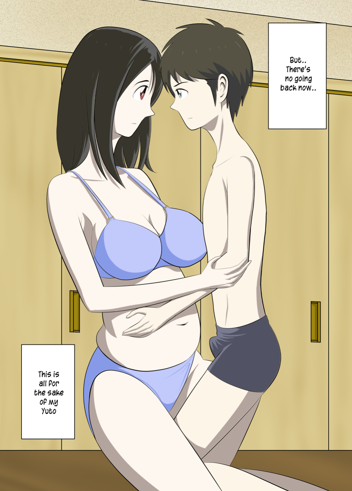 [WXY COMICS] Toaru Jijou kara SEX Suru Hame ni Nari, Hontou ni Hamechatta Toaru Oyako no Ohanashi | Mother and son pushed into having sex... [innyinny]