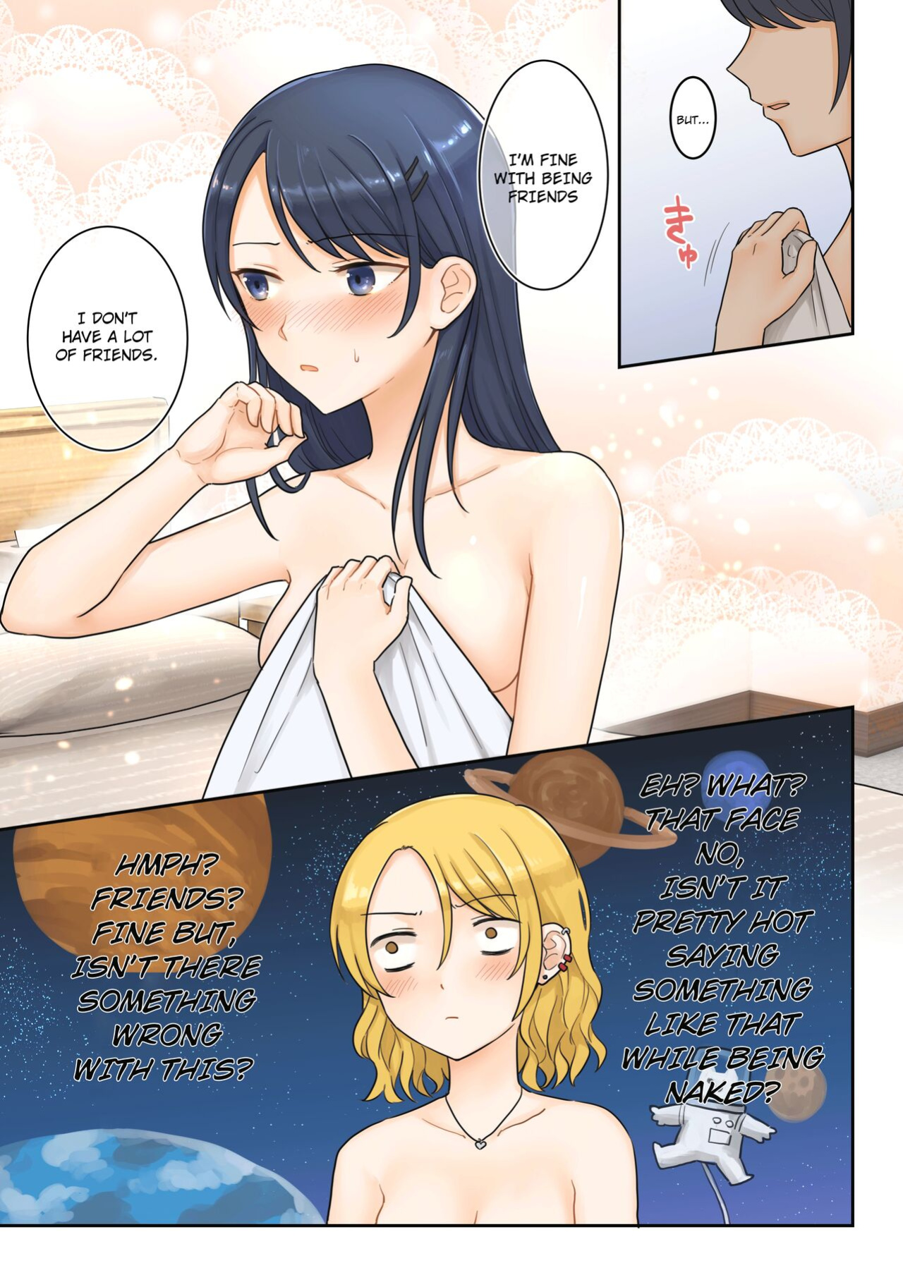 [Bird Forest (Fukuroumori)] 1RT de Nakawarui Nonke Joshi-tachi ga 1-byou Kiss suru Series - Sex suru no!? [hardcase8translates]
