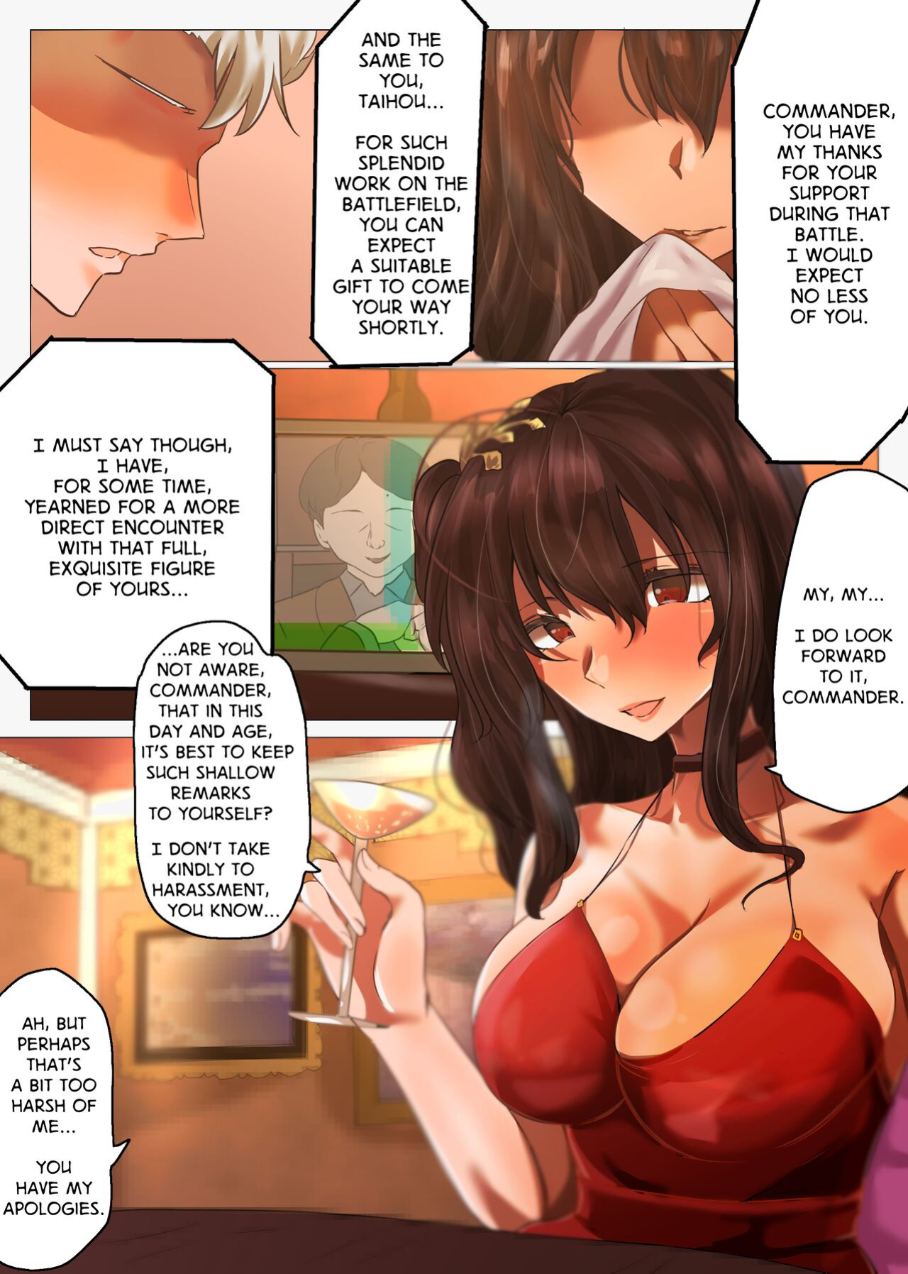 [Yanagie Terasu] Taihou no Kisekae Ranbu | Taihou's Wild Dance of Costumes (Azur Lane)