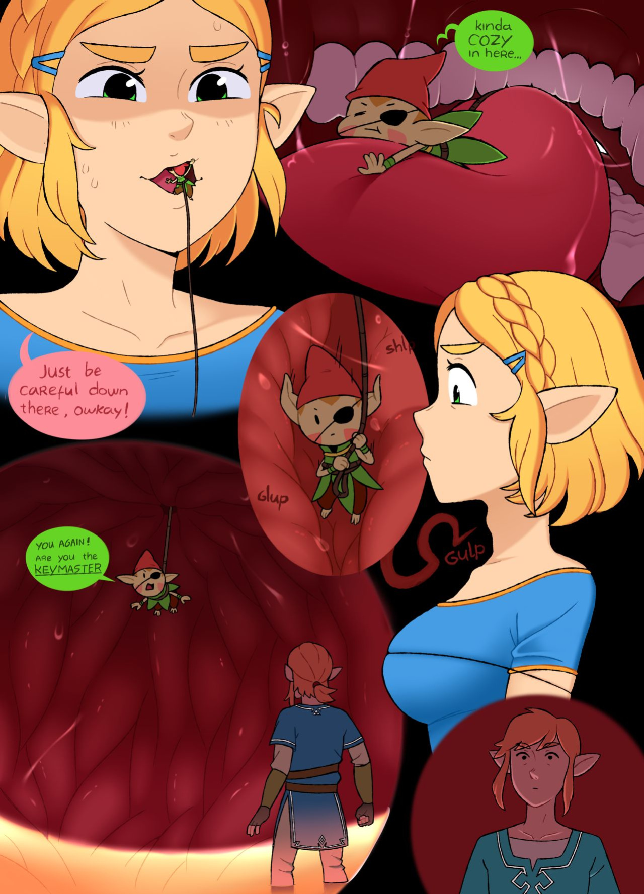 [Punishedmosquito] A Minor Side Quest - Giantess Zelda (The Legend of Zelda) [Ongoing]