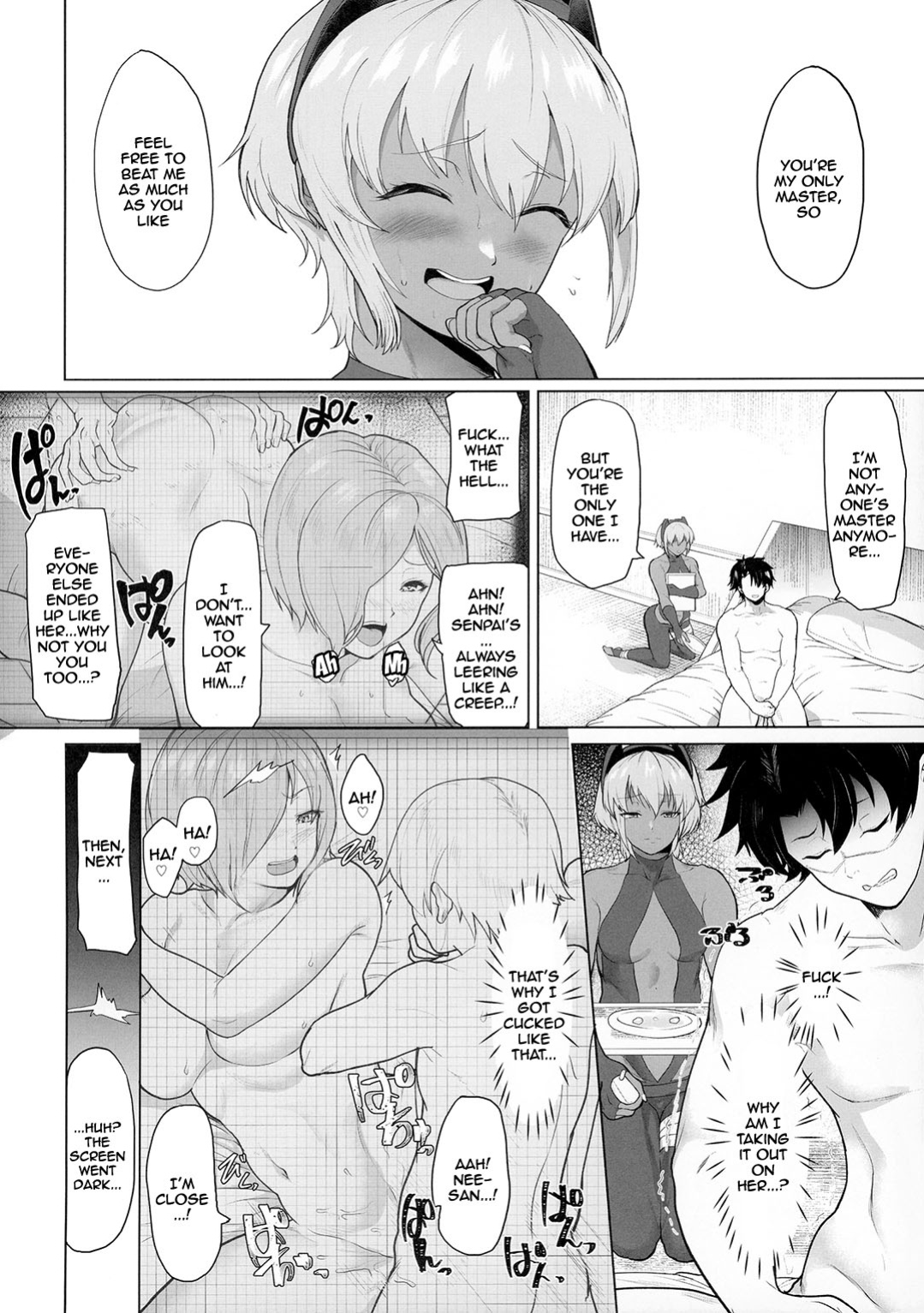 [Time-Leap (Aoiro Ichigou)] Shinrai Shita Kanojo ga Video no Naka de Miseru Itsumo to Chigau Mesu no Kao... | My Trusted Girlfriend Shows Me a New Look in a Video... The Look of a Slut (Fate/Grand Order) {Doujins.com}