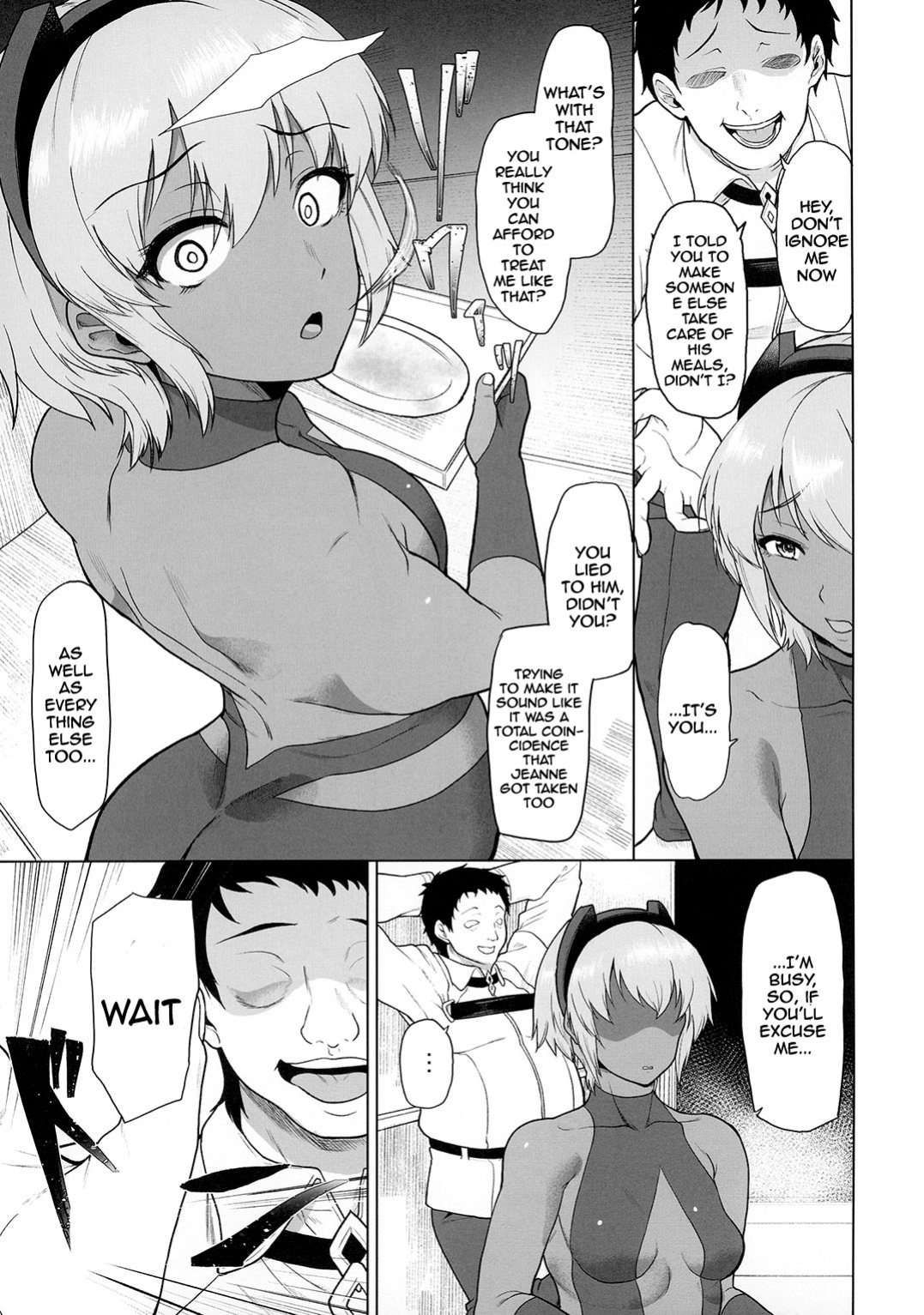 [Time-Leap (Aoiro Ichigou)] Shinrai Shita Kanojo ga Video no Naka de Miseru Itsumo to Chigau Mesu no Kao... | My Trusted Girlfriend Shows Me a New Look in a Video... The Look of a Slut (Fate/Grand Order) {Doujins.com}