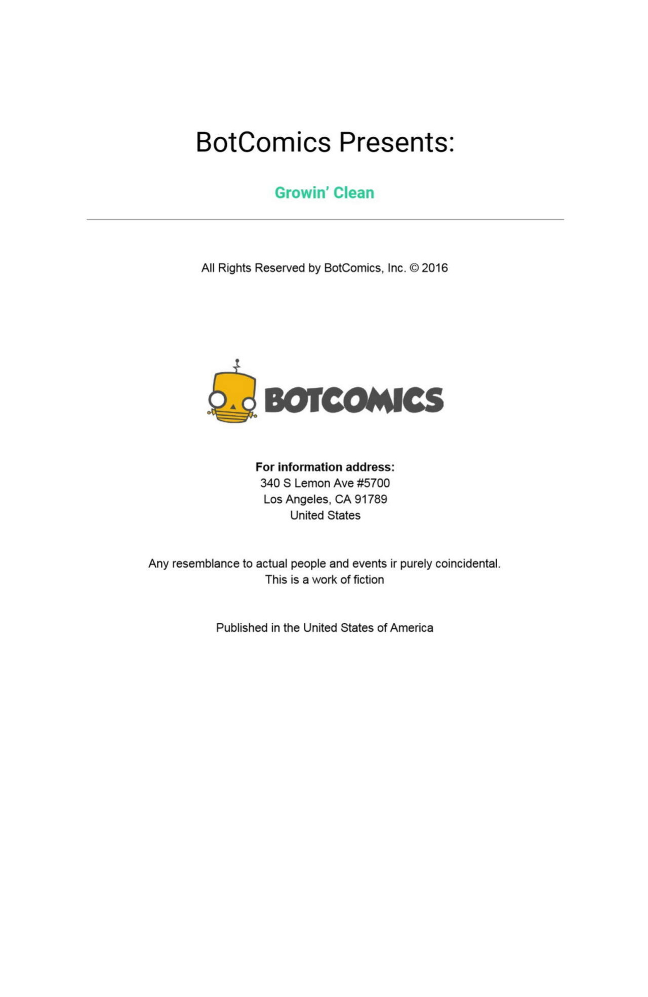 BotComics - Growin' Clean