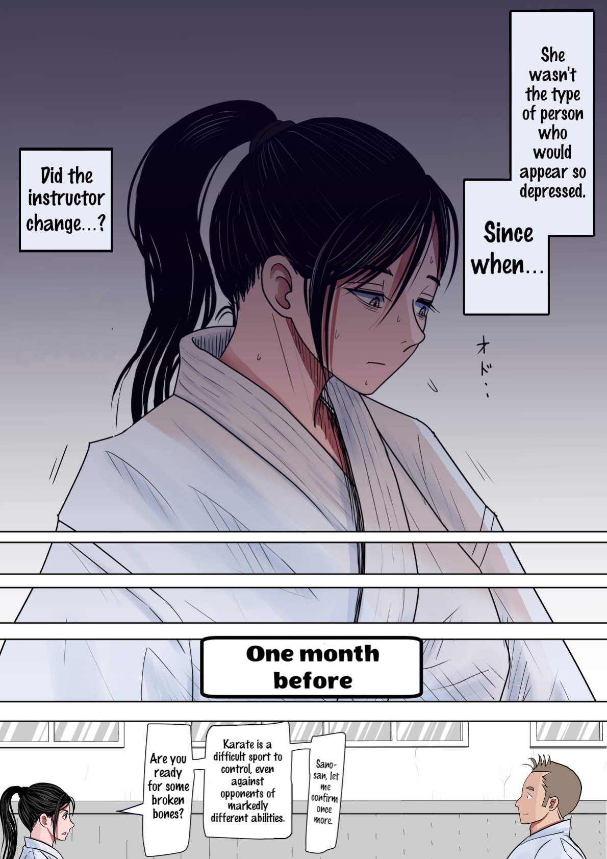 [Haruharudo] Aru Bijin Karateka no Haiboku Nisshi vol. 1 {HMC Translation}