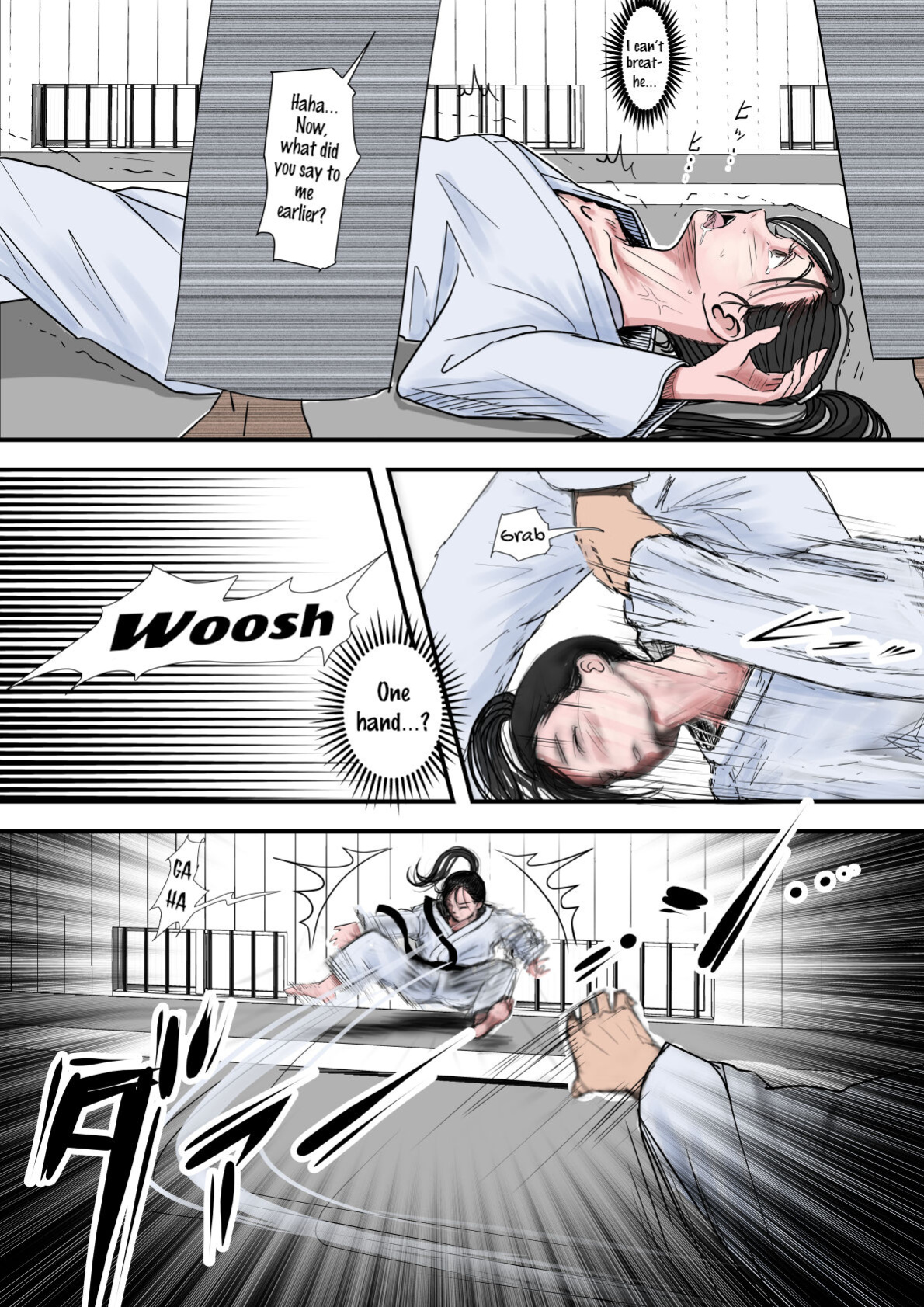 [Haruharudo] Aru Bijin Karateka no Haiboku Nisshi vol. 1 {HMC Translation}