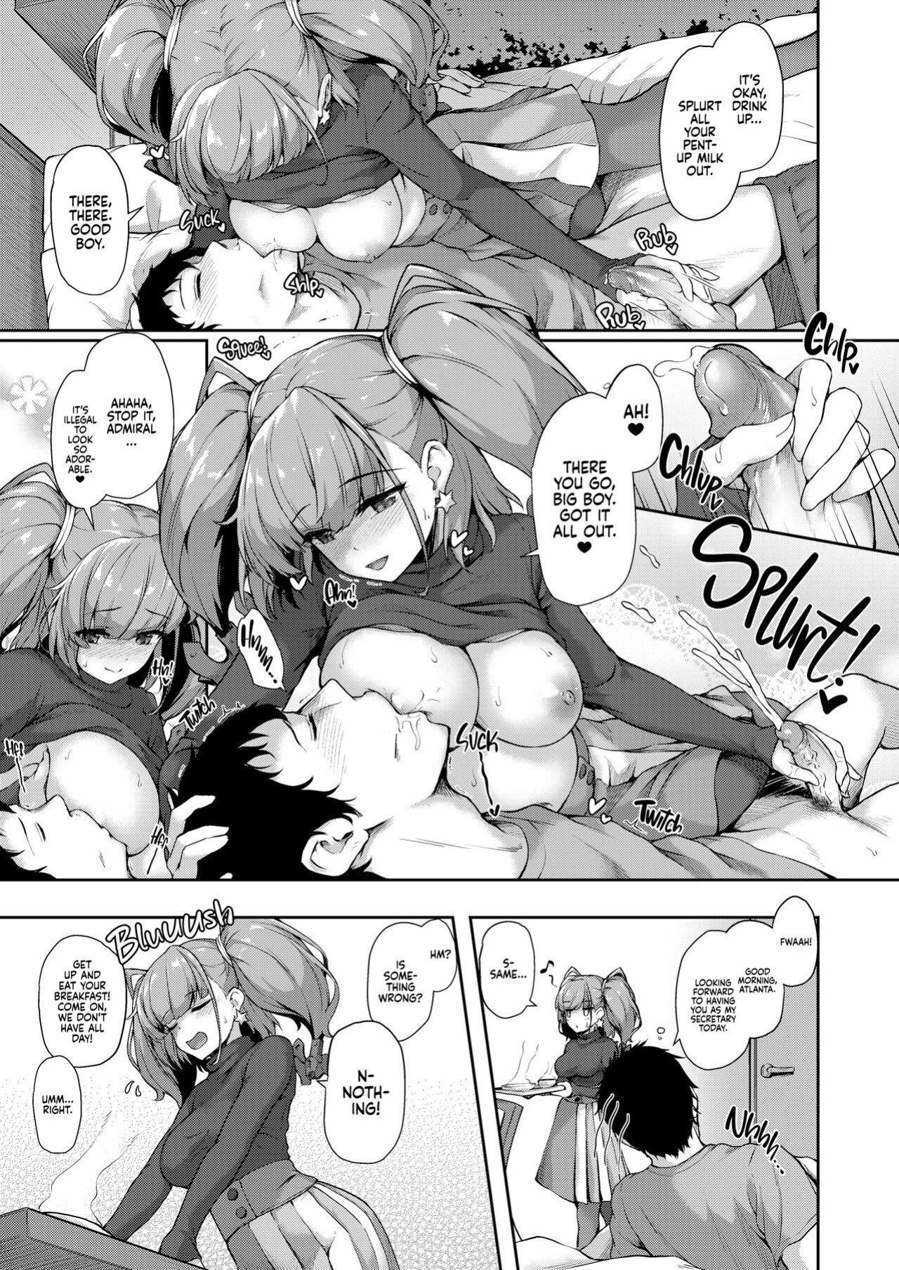 [Yusaritsukata (Awayume)] Atlanta to no Ichinichi o... | A Day With Atlanta (Kantai Collection -KanColle-)