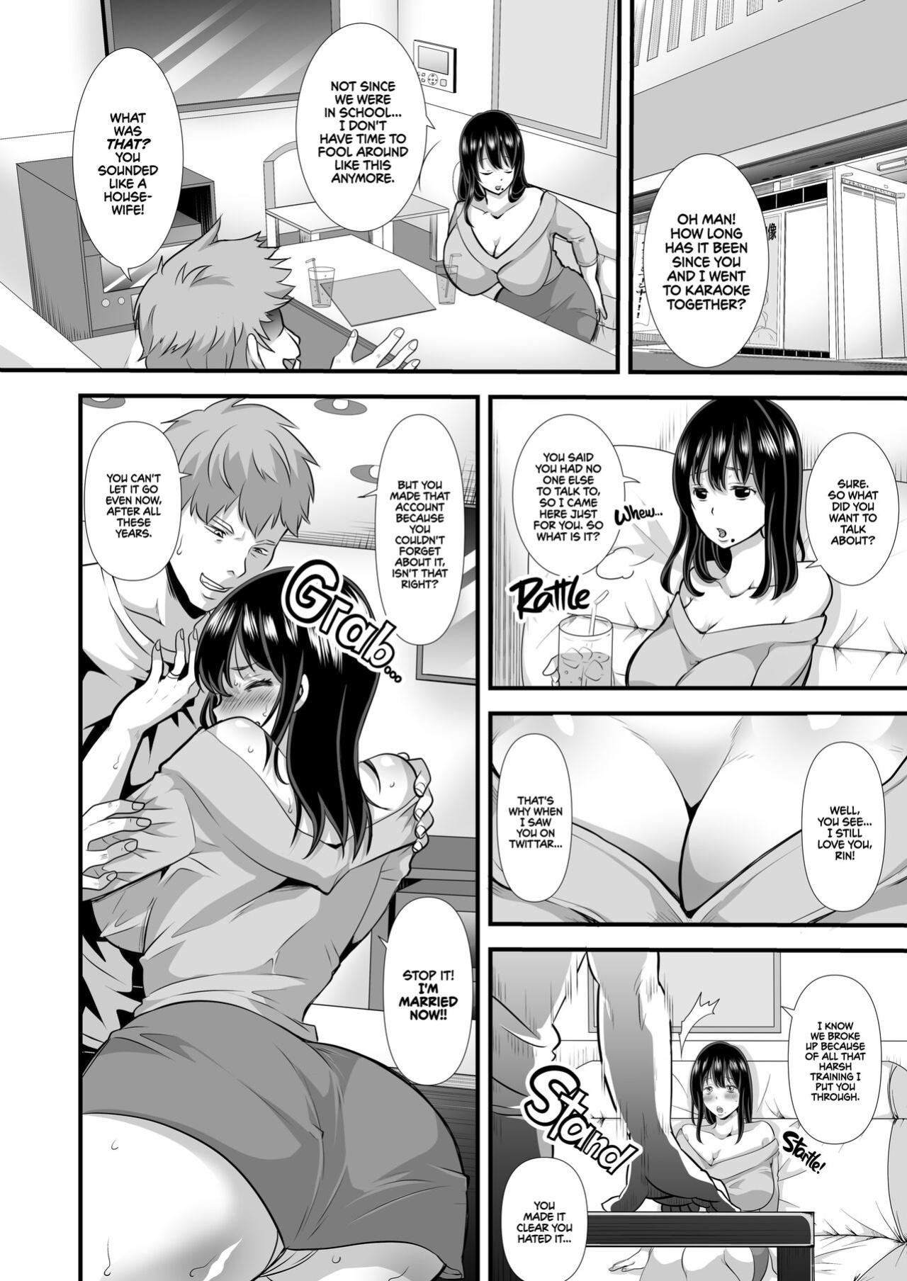 [Studio Daiya (Nemui Neru)] Obuki Rin wa Netoraretai ~Anata Gomennasai... Konna Koto ni Naru nante~ | Rin Obuki Wants to Make a Cuck