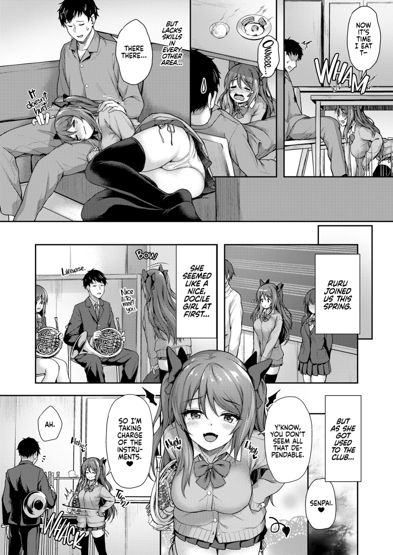 [Yusaritsukata (Awayume)] Kouhai wa Koakumama!? | My Clubmate's a Little Devil!