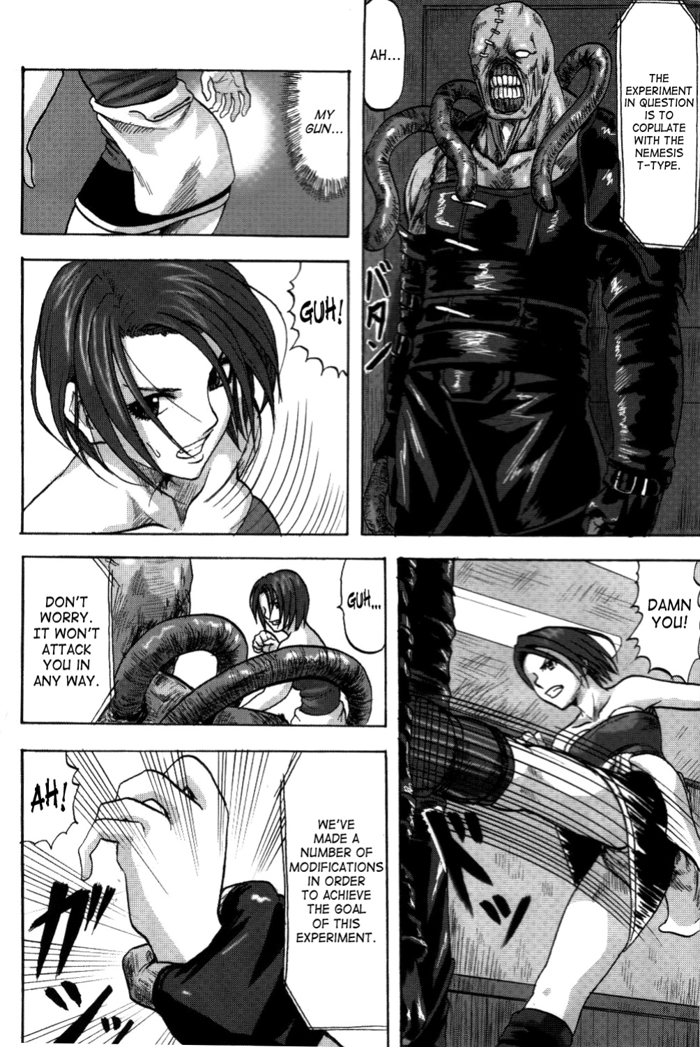 [Can Do Now! (Minarai Zouhyou)] B.O.W. to Hito tono Kouhai Jikken Houkokusho | B.O.W And Human Crossbreeding Experiment Report (Resident Evil) [Decensored] [SaHa]