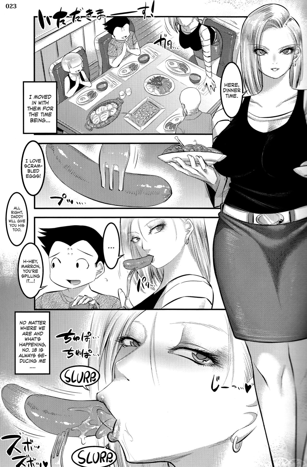 (C92) [Kaientai (Shuten Douji)] 18-gou ni Mainichi Muriyari Semen Shiboritorareru Hon | A Book About Getting Your Semen Forcibly Squeezed Out By No. 18 Every Single Day (Dragon Ball Z) [Decensored] [ATF]