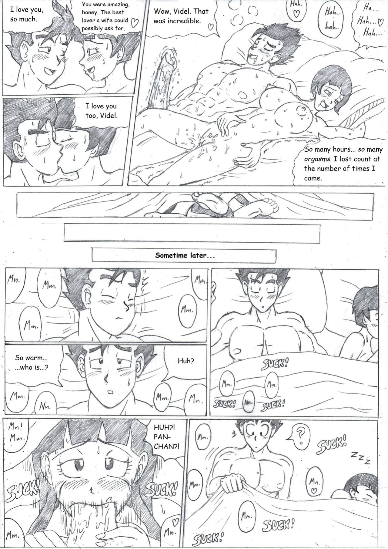 [TheWriteFiction] Young Love - Gohan X Pan X Bra X Videl + Pan's Fantasies