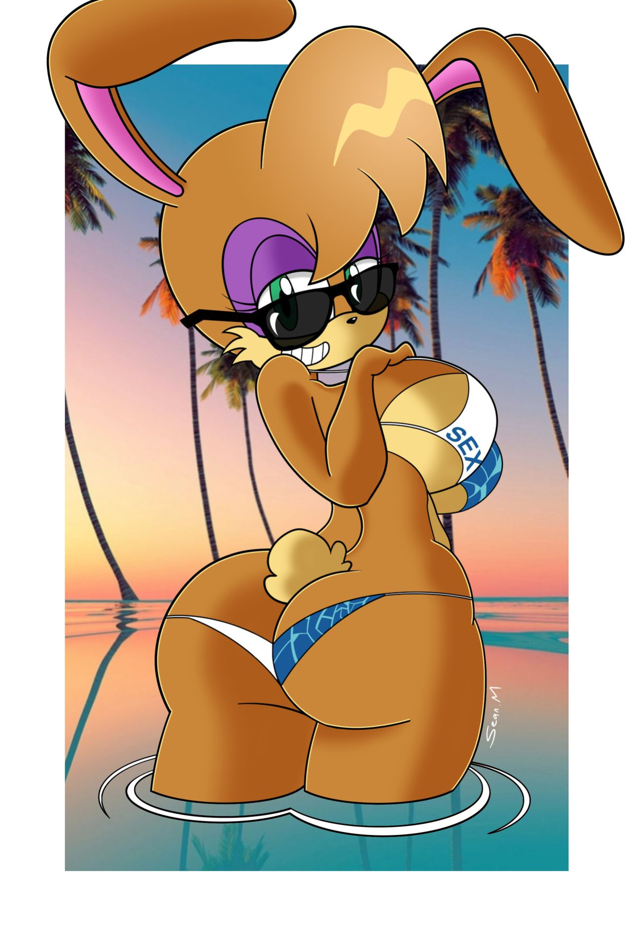 [Mobian Monster] Savage Summer Rabbot (Sonic The Hedgehog)