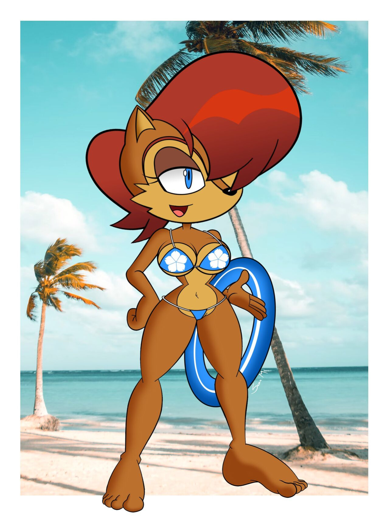 [Mobian Monster] Savage Summer Rabbot (Sonic The Hedgehog)