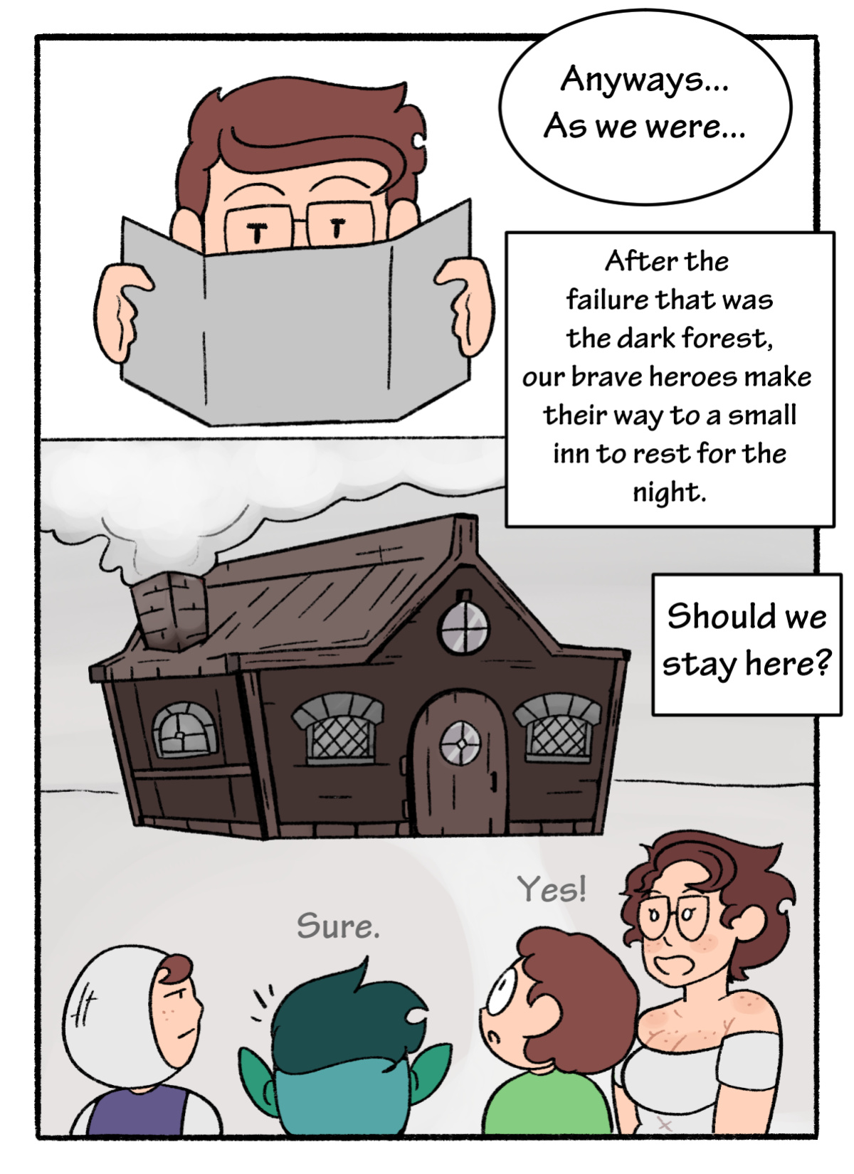 [Dead End Draws] Mom! Stop Interrupting Our DnD Campaign!
