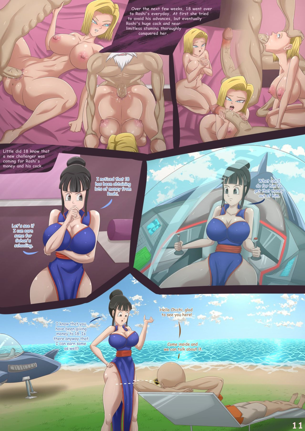 [Magnificent Sexy Gals] Kame's Continuous Conquest (Dragon Ball Z)