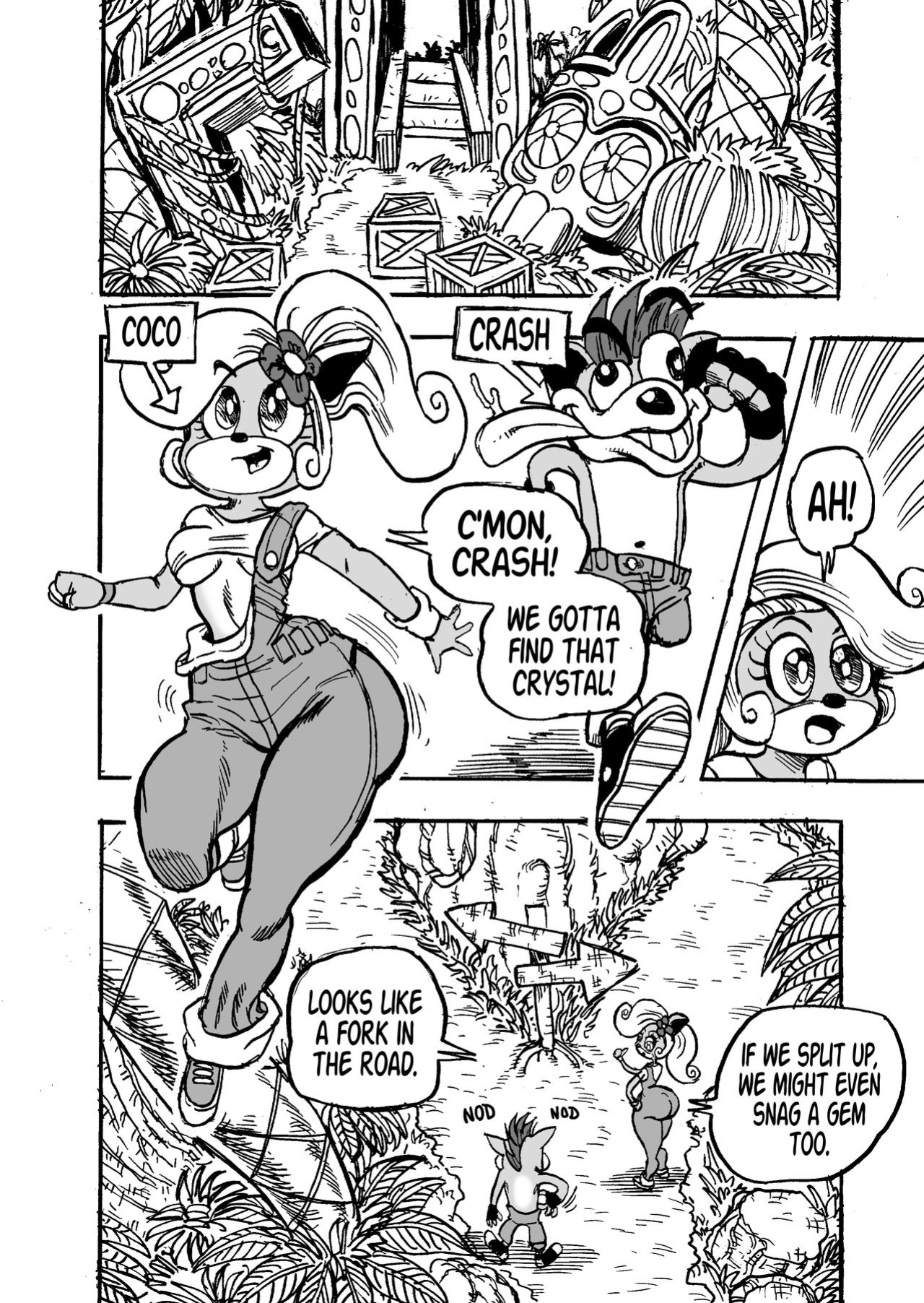 [Gouda Dunn] Coco's Gon' Crystal Crazy (Crash Bandicoot)