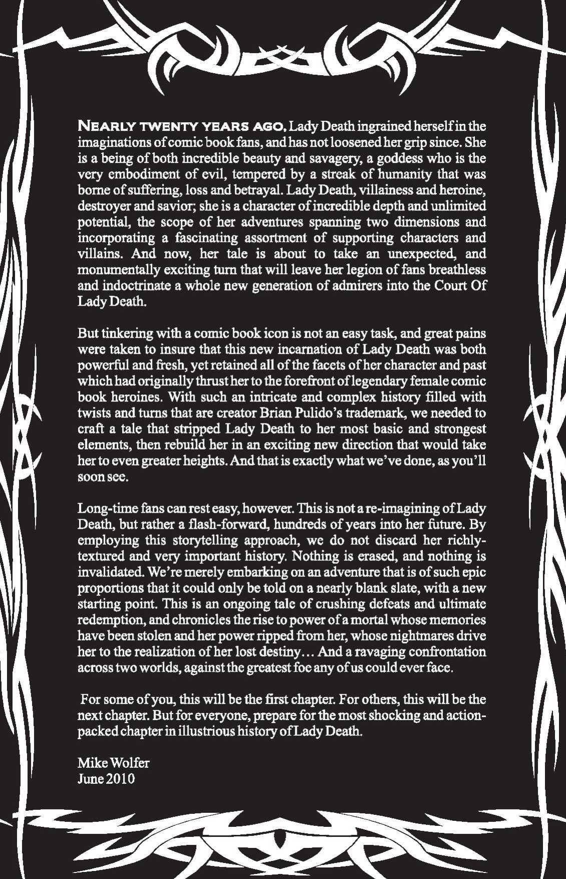 [Boundless] Lady Death - Debut Ashcan