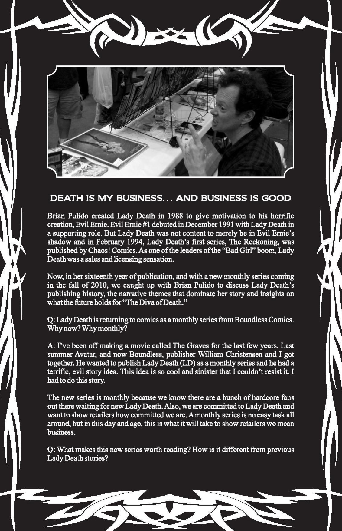 [Boundless] Lady Death - Debut Ashcan