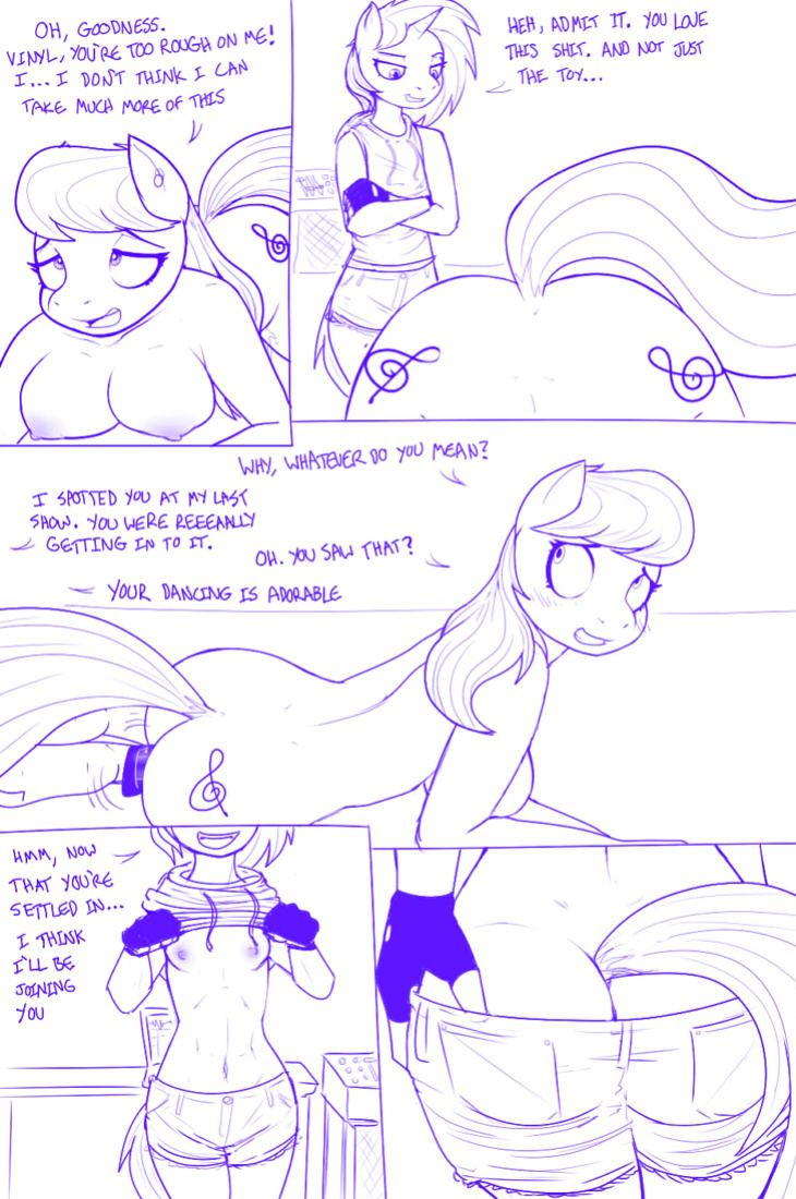 [ponideathmarch] Vinyl and Octavia sexytime (My Little Pony: Friendship is Magic)