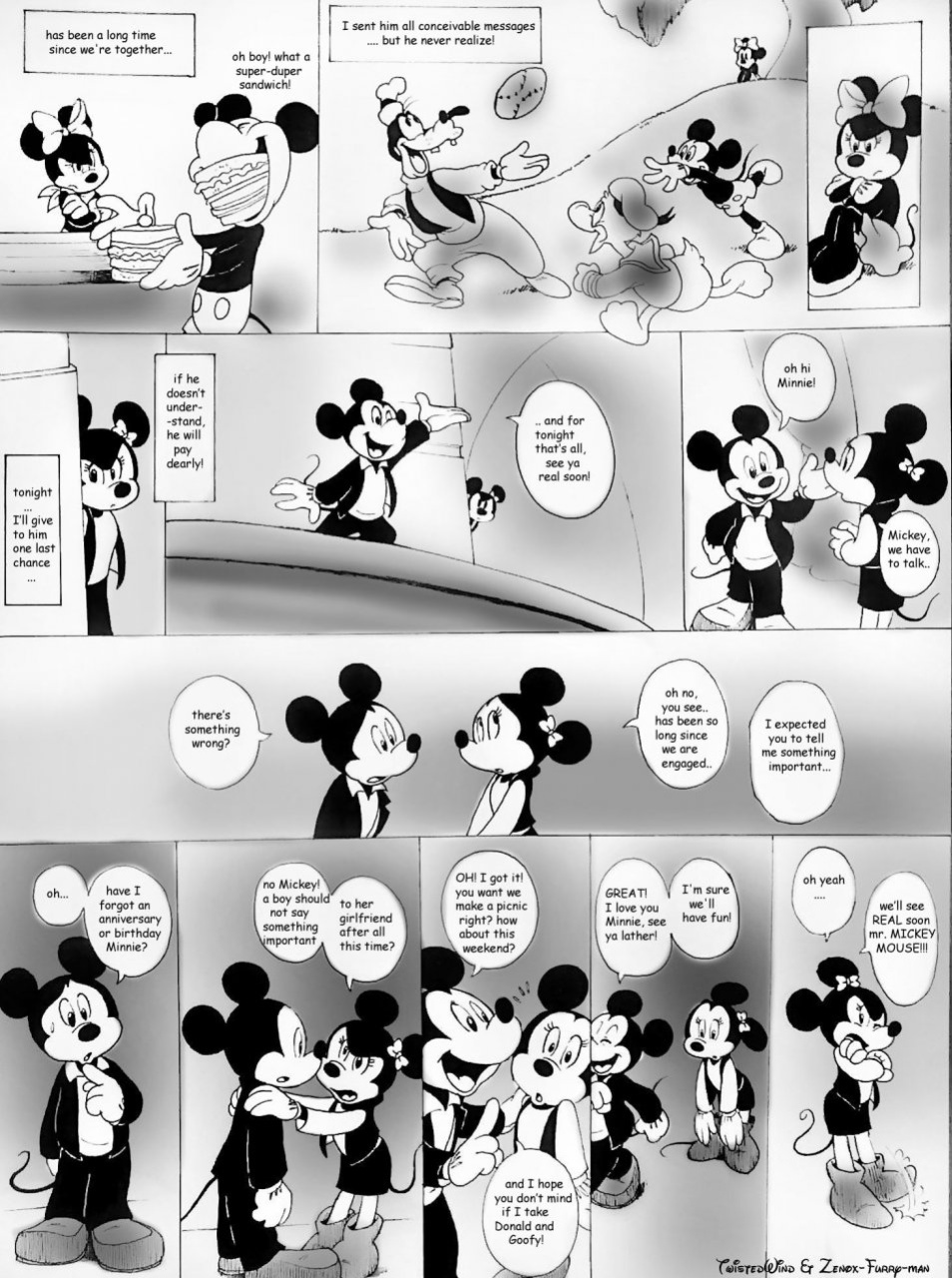 [Zenox Furry Man, Twisted Terra] House of Mouse XXX (Mickey Mouse)
