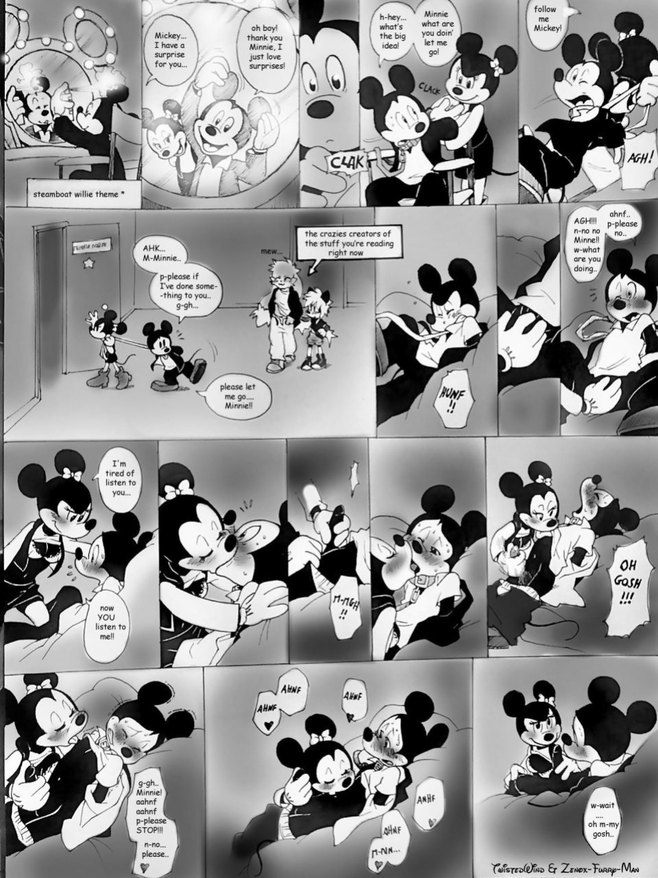 [Zenox Furry Man, Twisted Terra] House of Mouse XXX (Mickey Mouse)