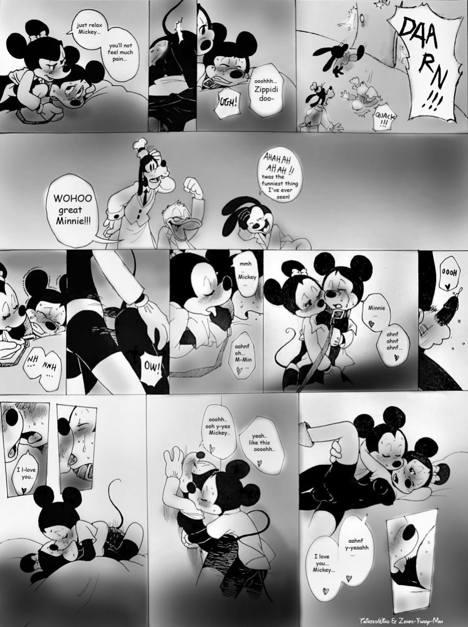[Zenox Furry Man, Twisted Terra] House of Mouse XXX (Mickey Mouse)