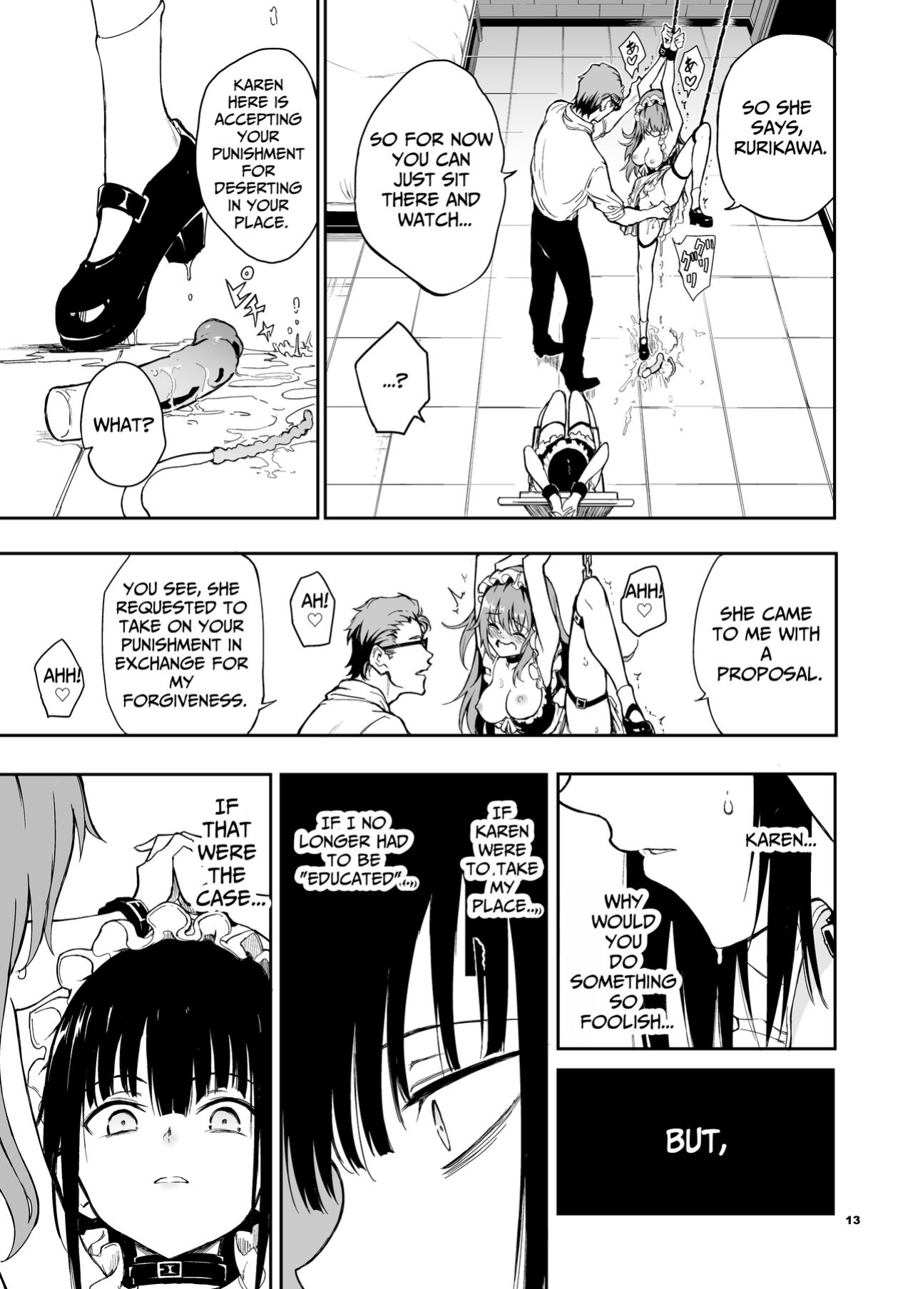 [Kyockchokyock (Kyockcho)] Maid Kyouiku. 6 -Botsuraku Kizoku Rurikawa Tsubaki-