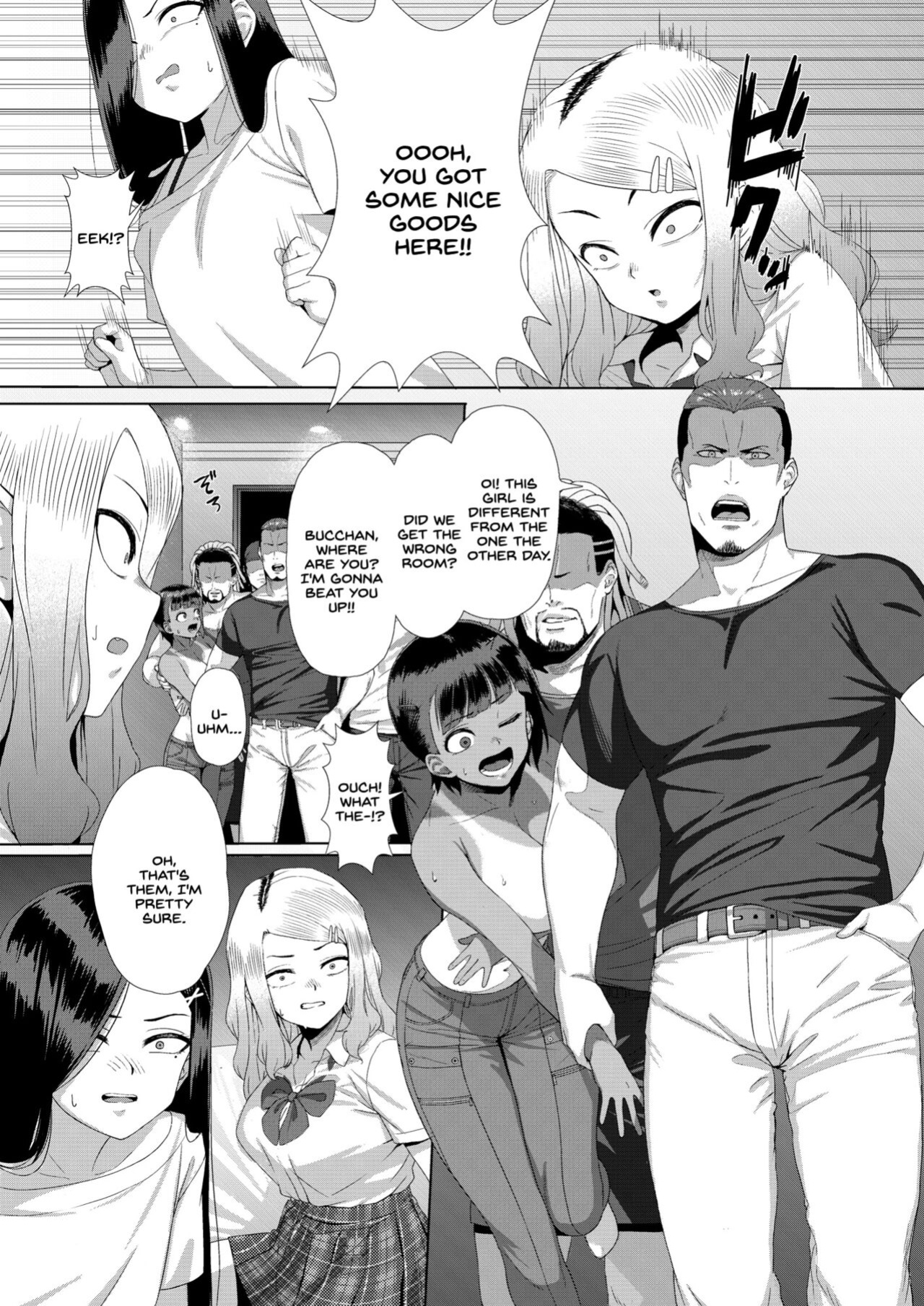 [Okiraku (Unknown ShowHey)] Mesugaki Tai Mob Oji [SDTLs]