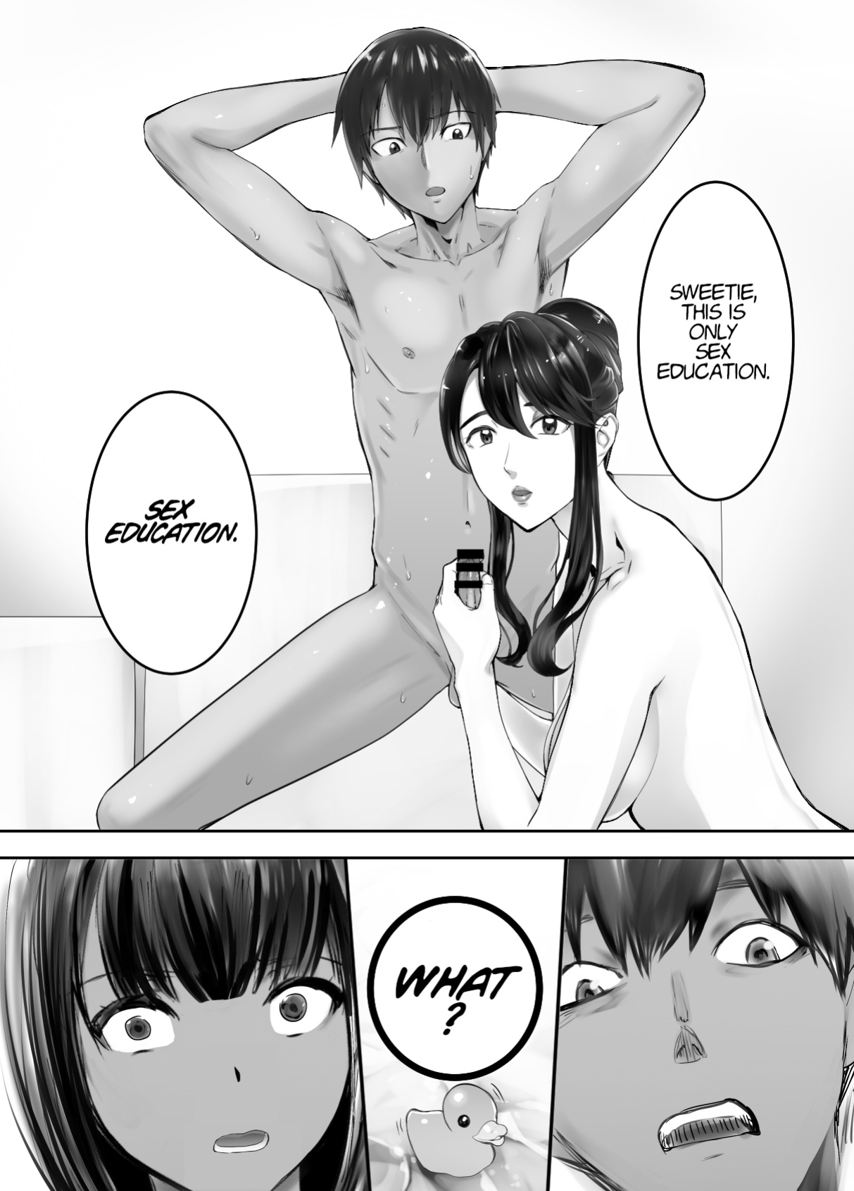 [Pink Sakuhin Okiba (Pink Taro)] Osananajimi ga Mama to Yatte Imasu. 7 | My Childhood Friend is Doing It with My Mom. 7