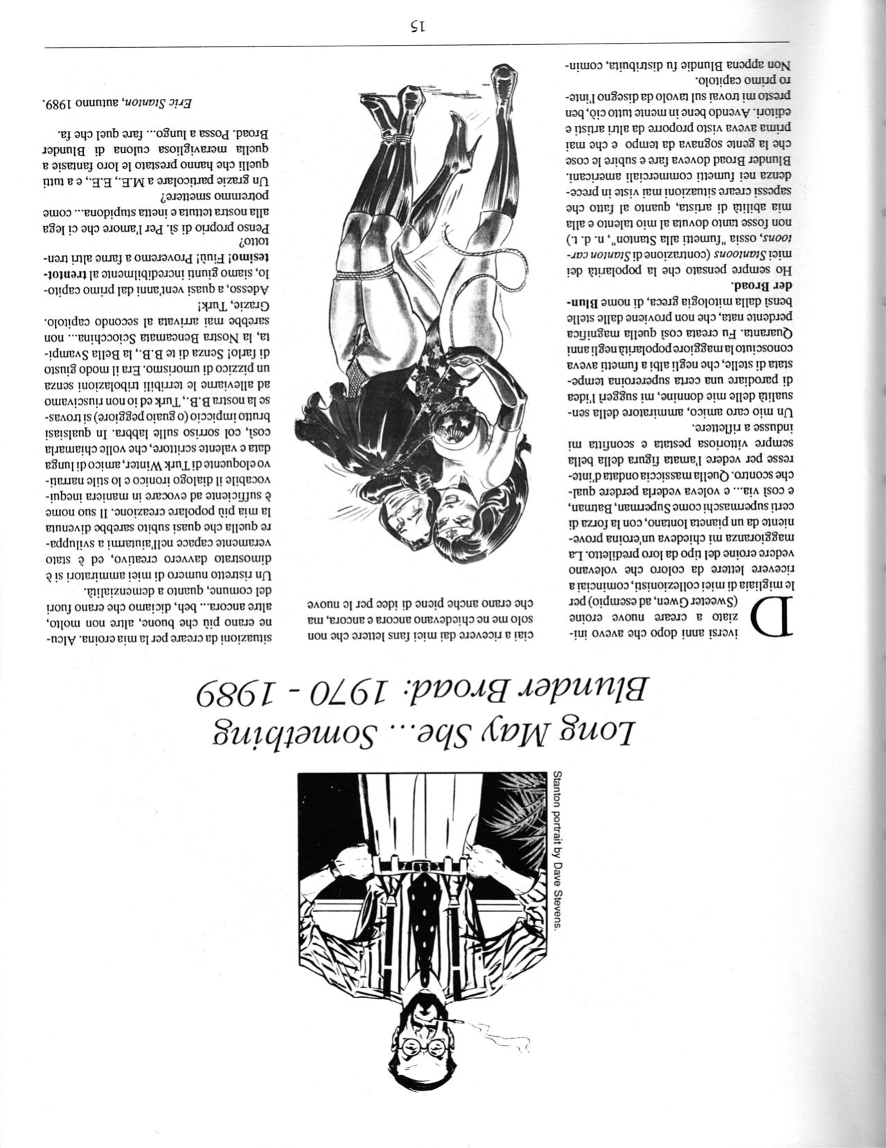 Eric Stanton's Blunder Broad - A Comix Serial - Esthetique Fetish & Bizzarre - Glittering Images