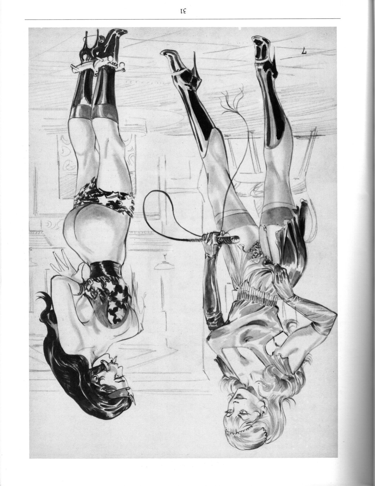 Eric Stanton's Blunder Broad - A Comix Serial - Esthetique Fetish & Bizzarre - Glittering Images